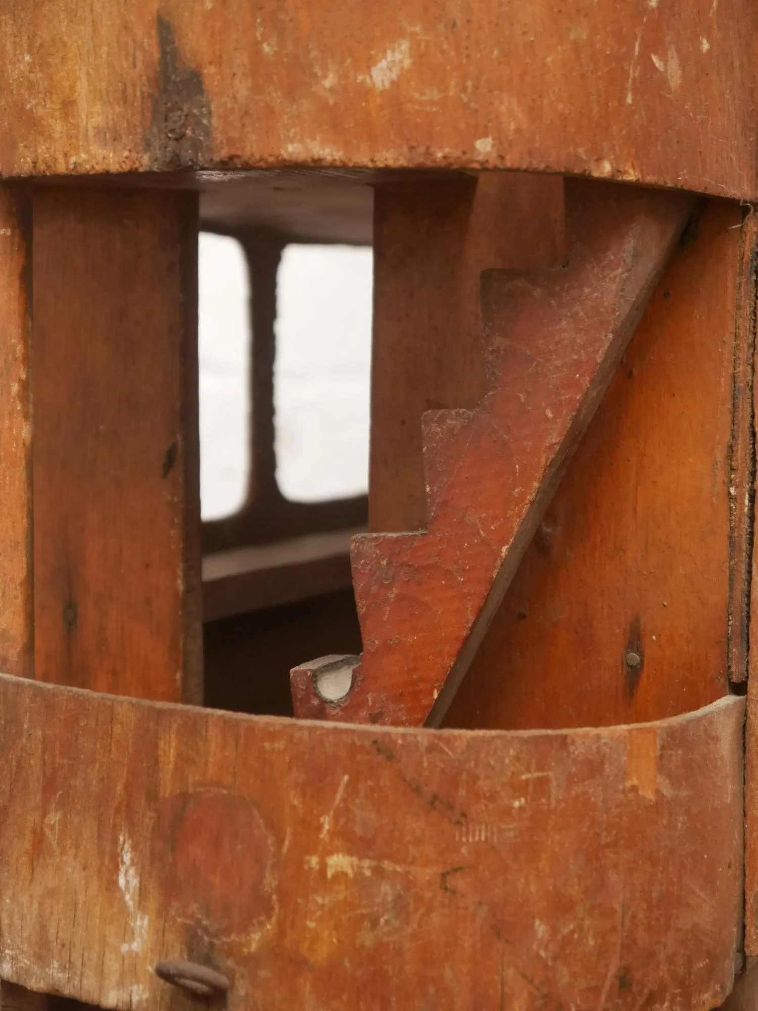 1930s plywood London bus model