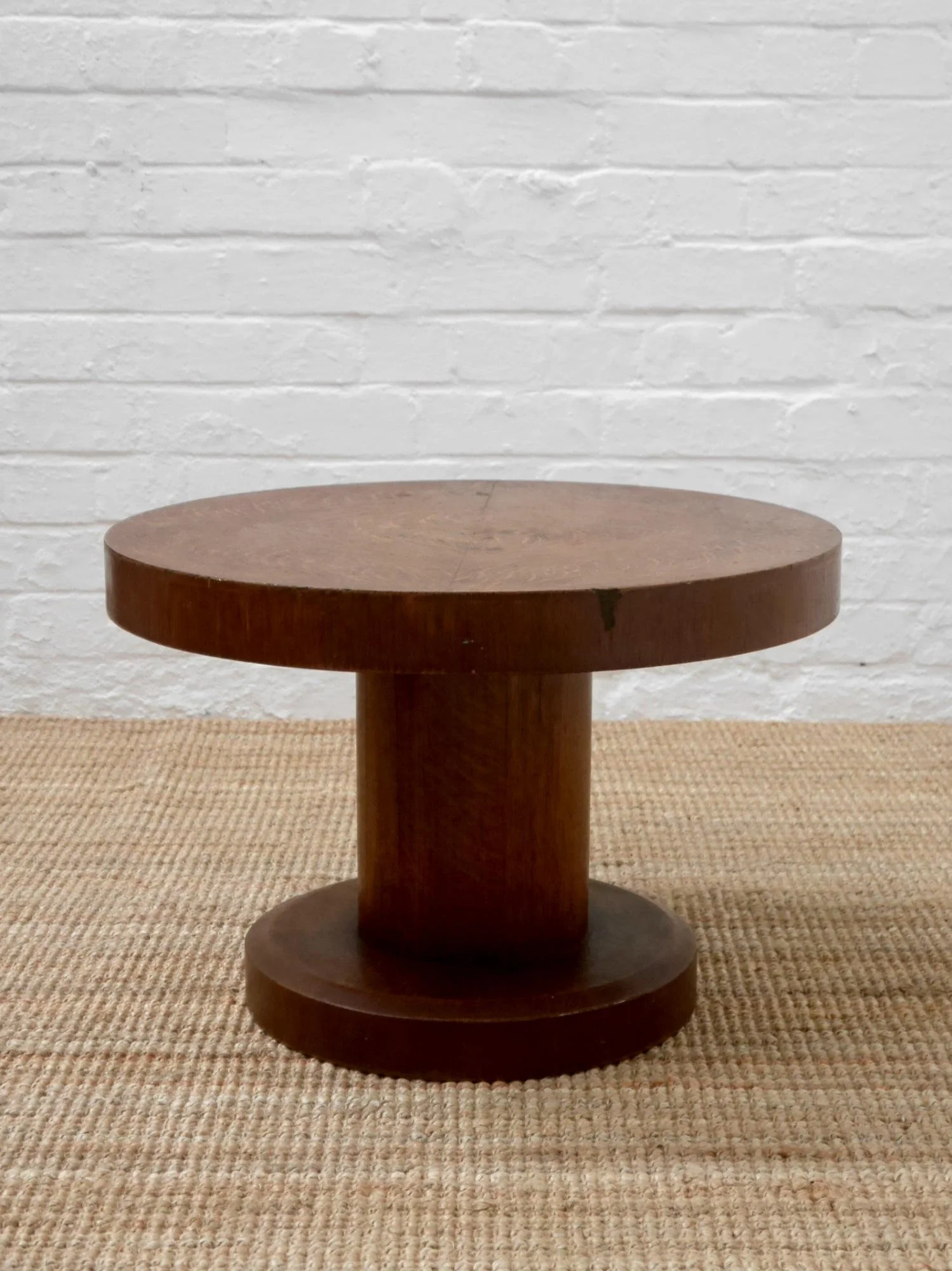 1930s plywood drum table