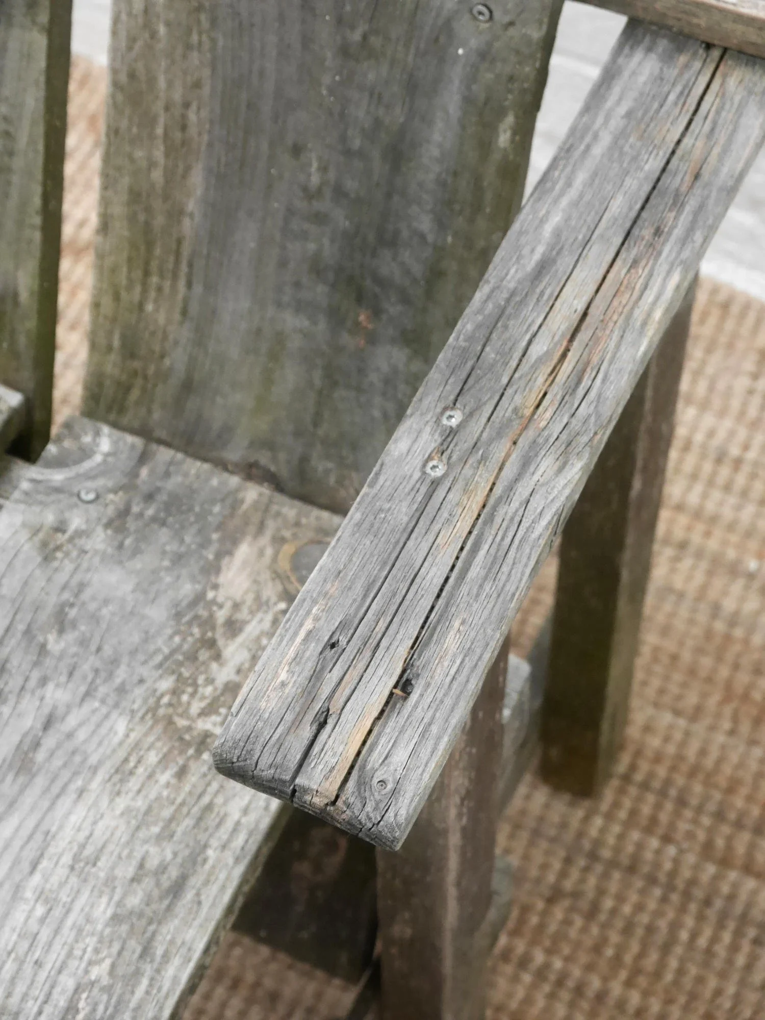 Rietveld style wooden chairs