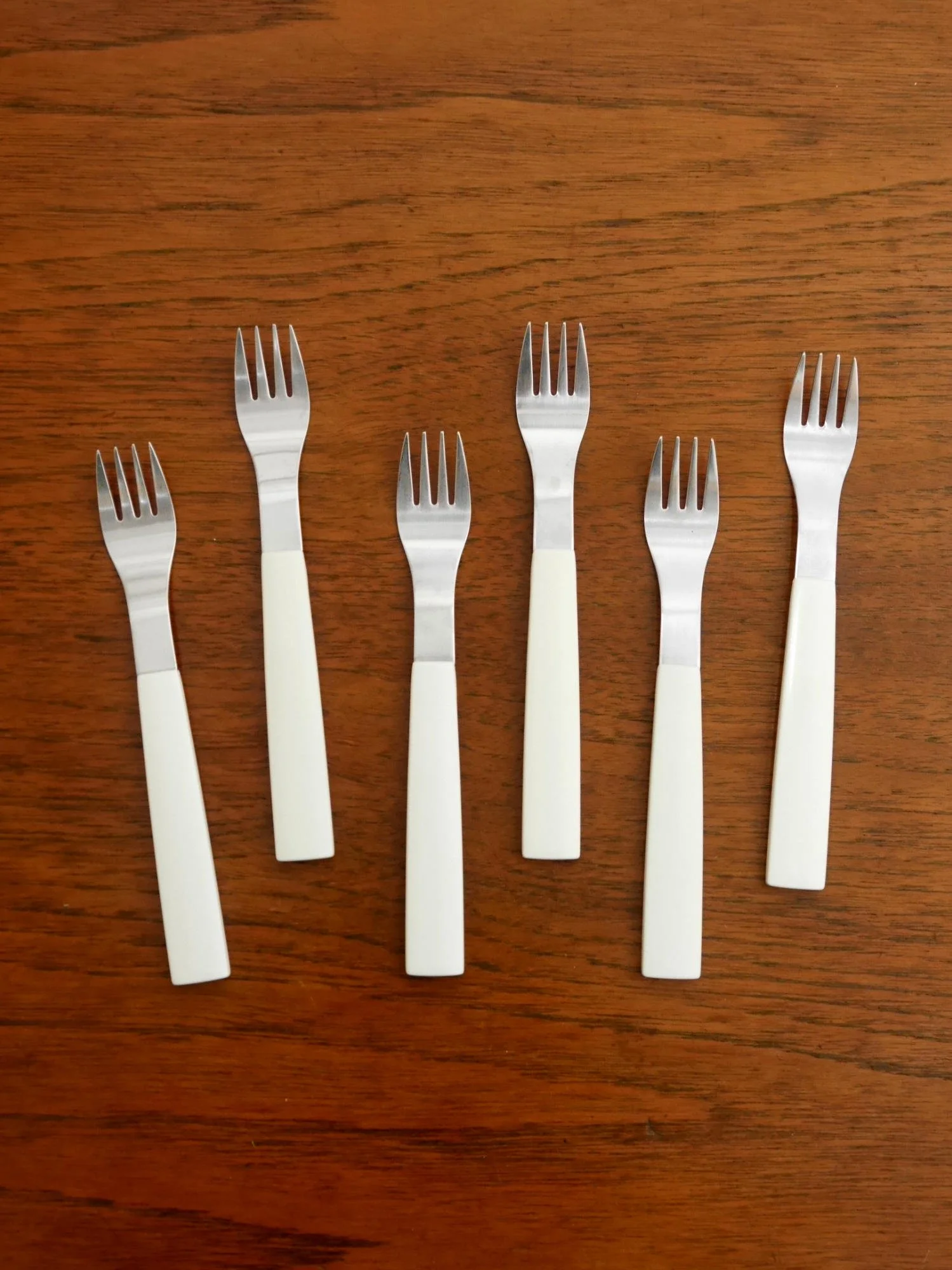 David Mellor white 1970s Java cutlery