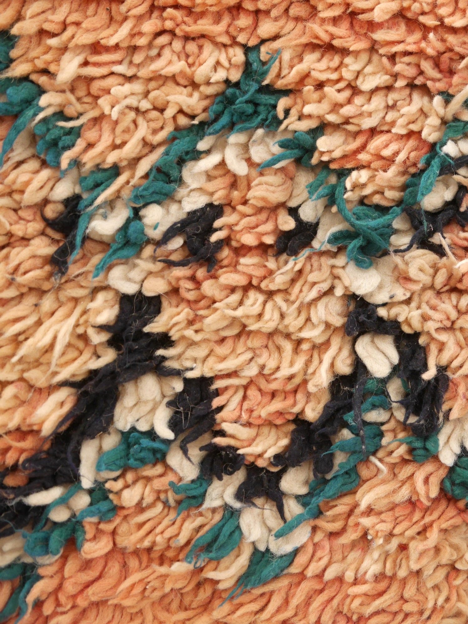 Vintage Moroccan runner rug