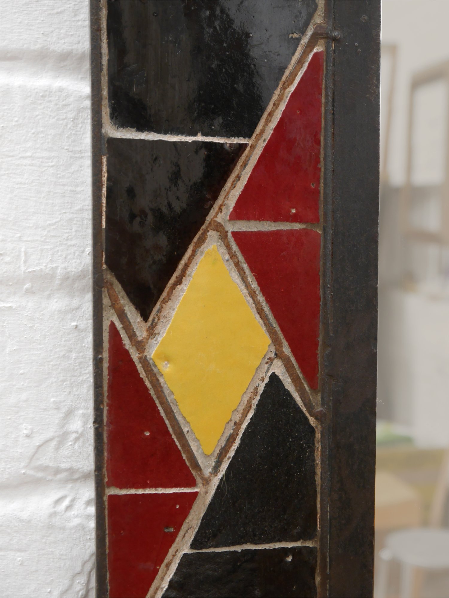 Vintage tiled mirror