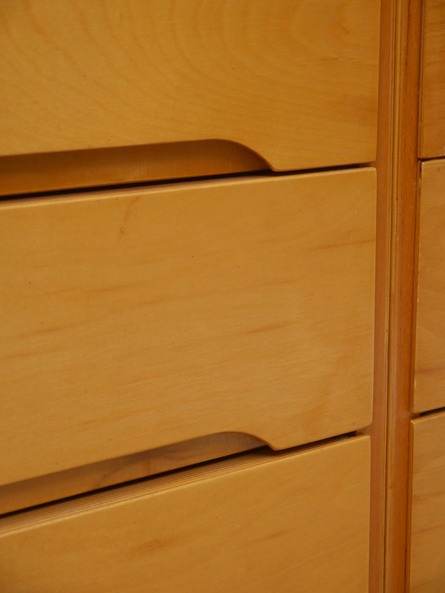 Liden plywood chest of drawers