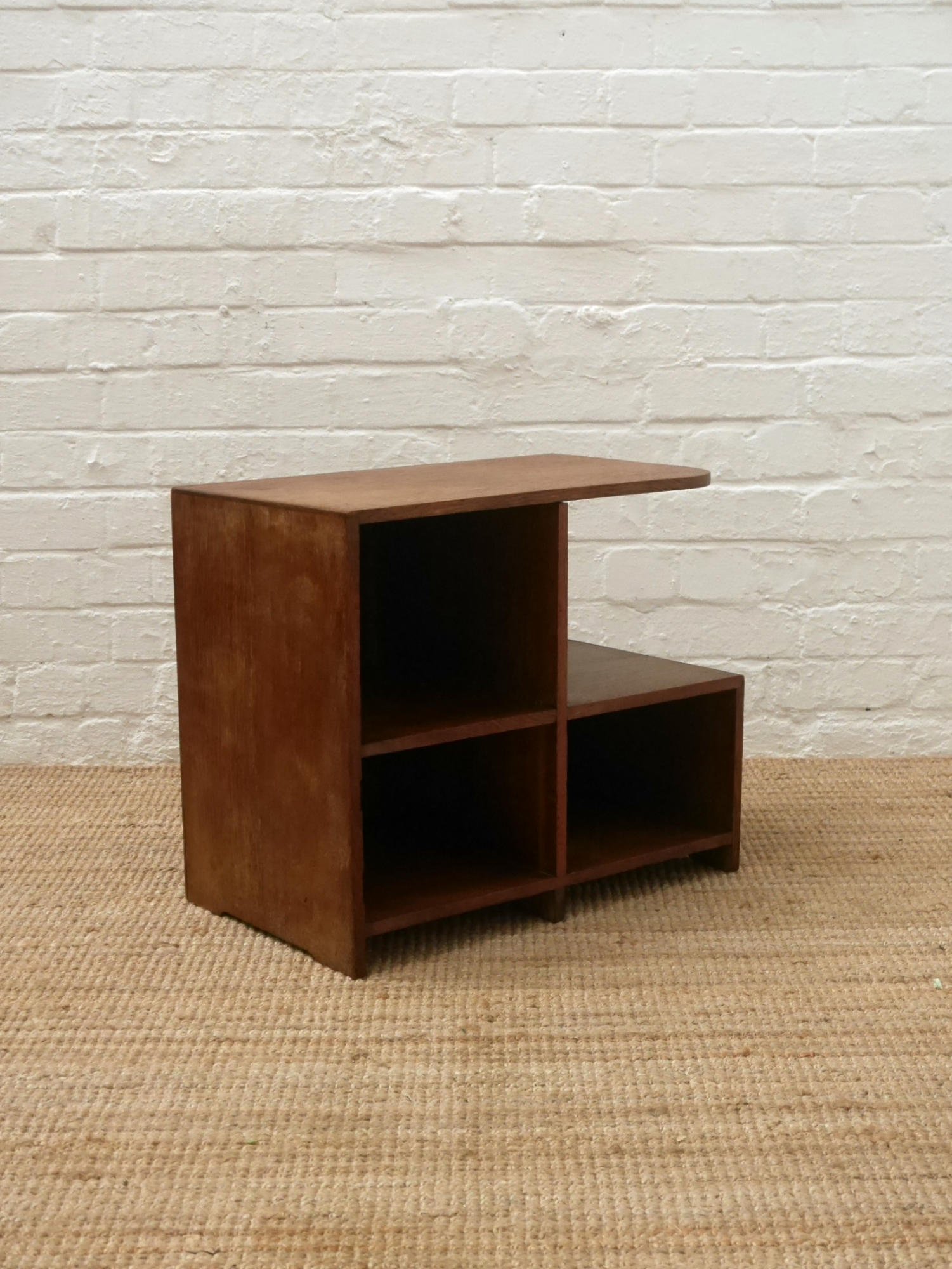 1930s modernist oak bookcase