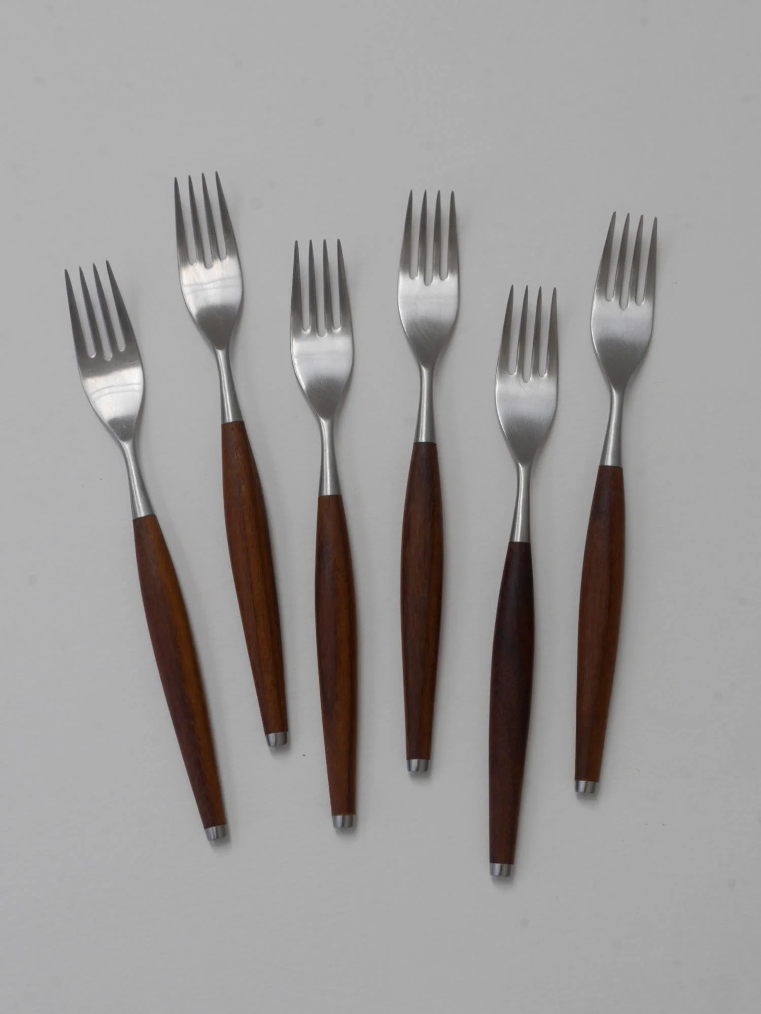 1960s Safir cutlery with teak handles