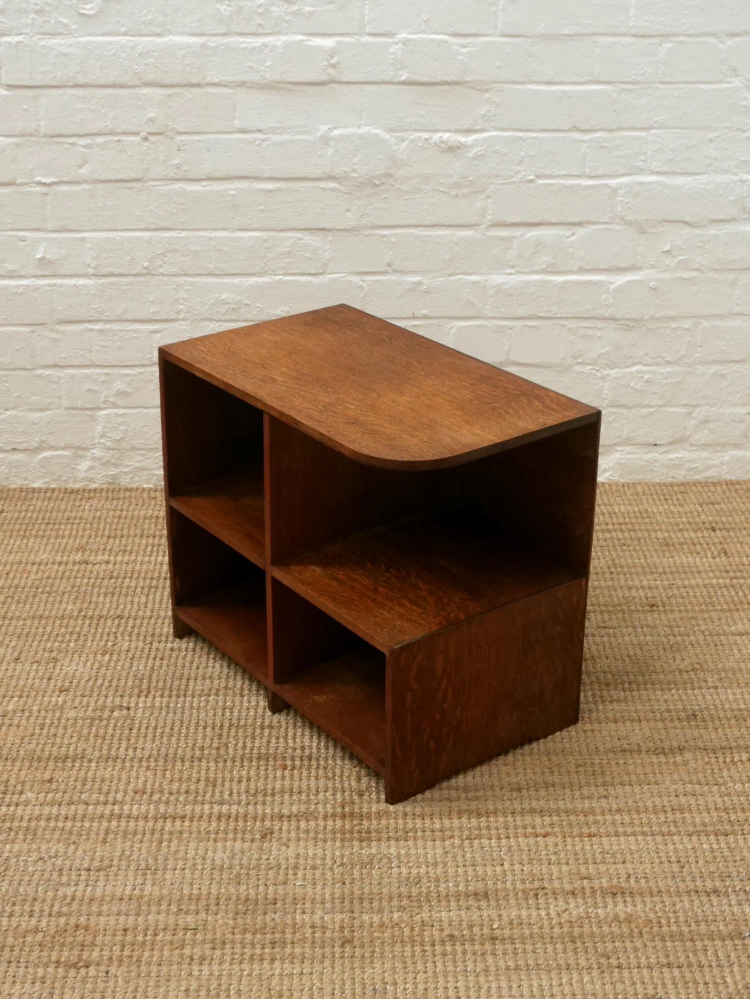 1930s modernist oak bookcase