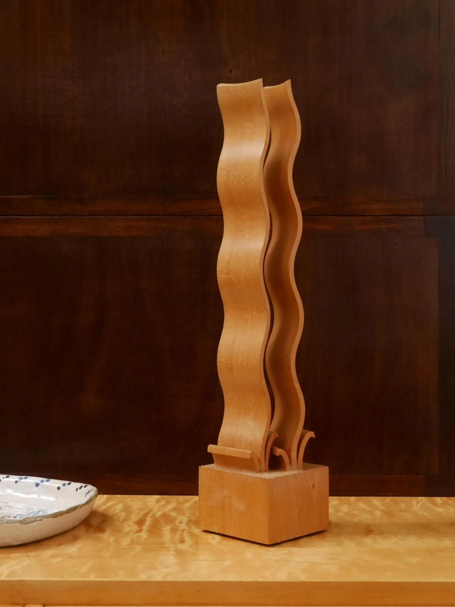 1970s wave sculpture