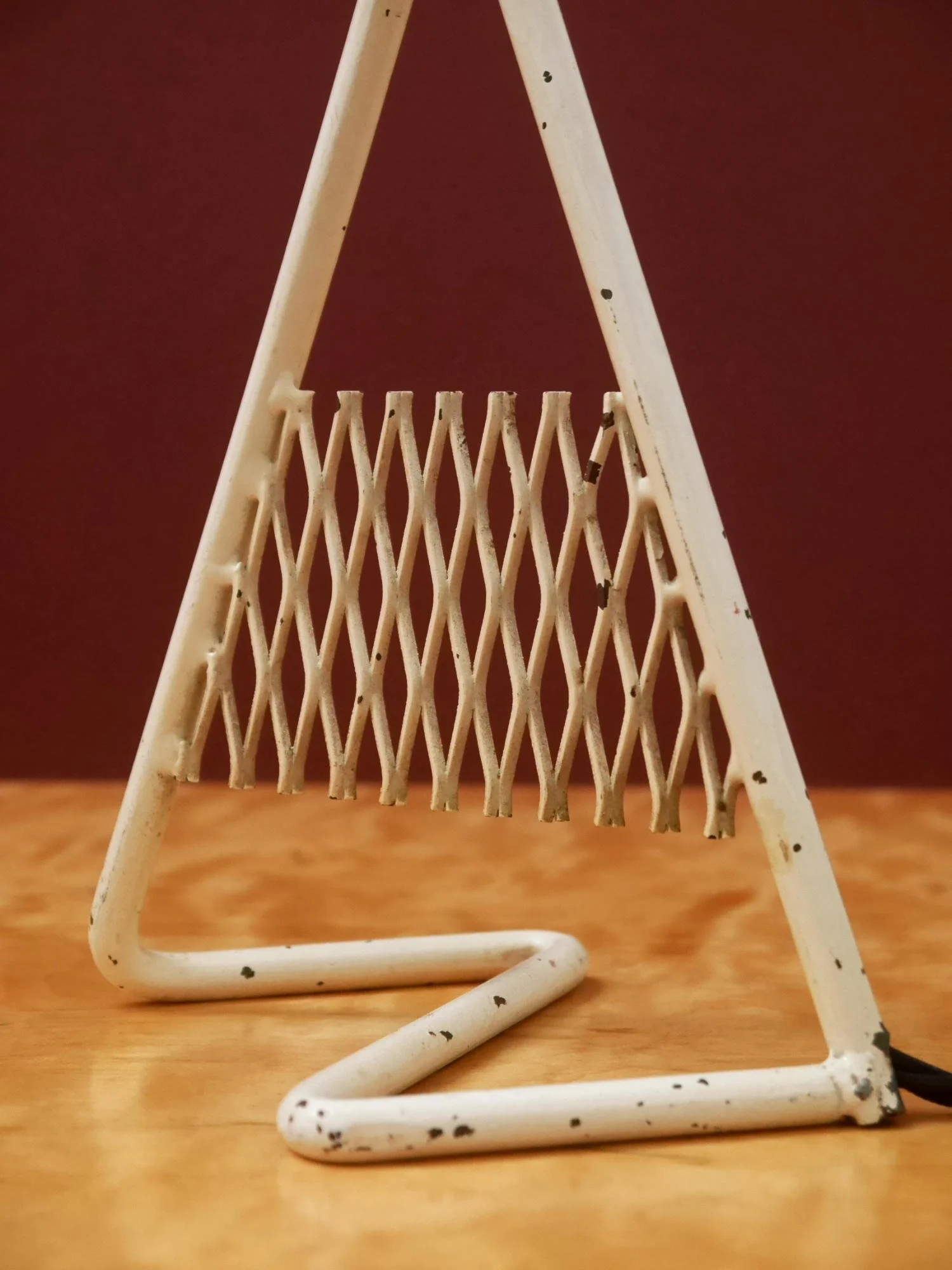 1950s metal table lamp