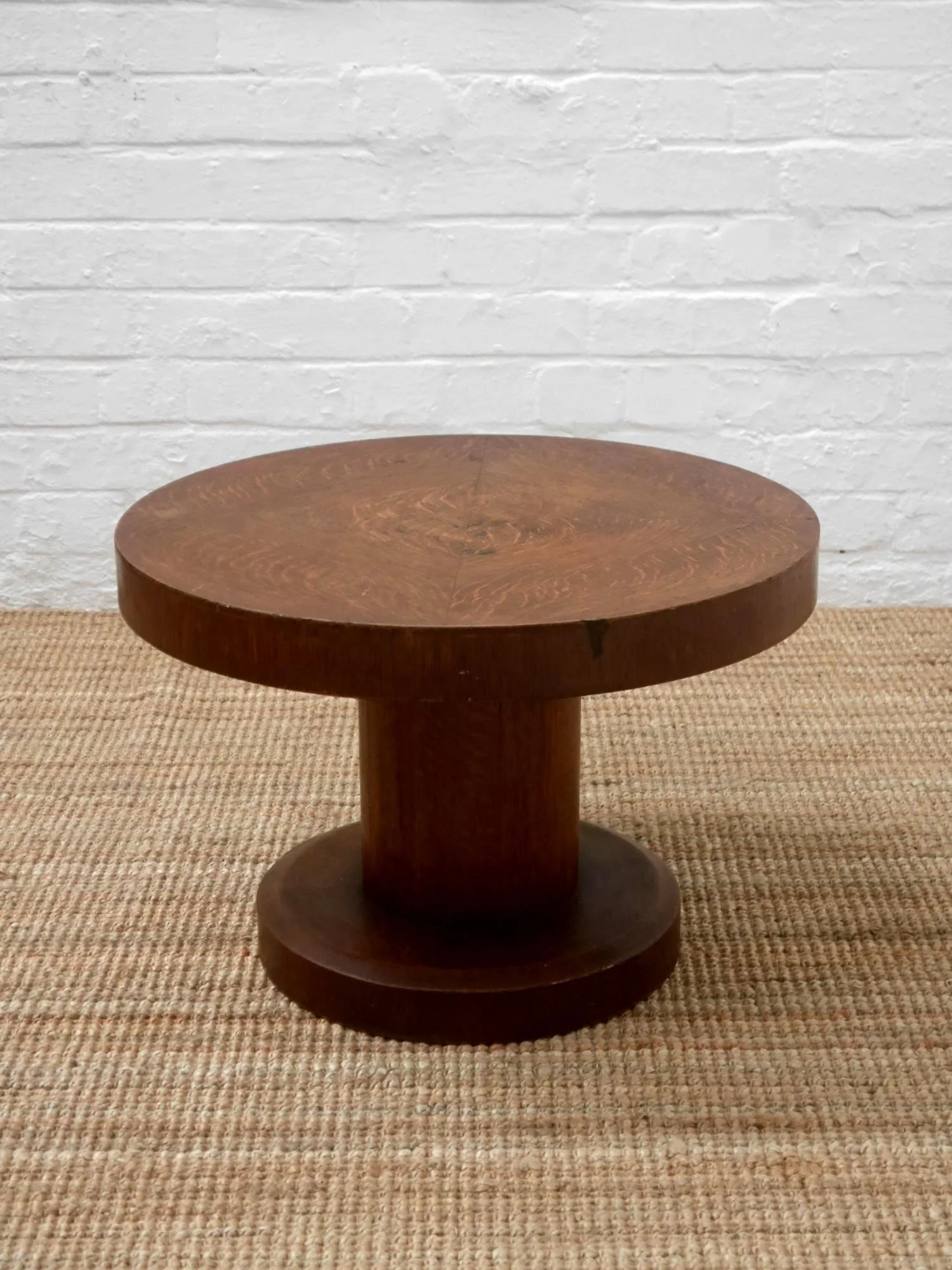 1930s plywood drum table