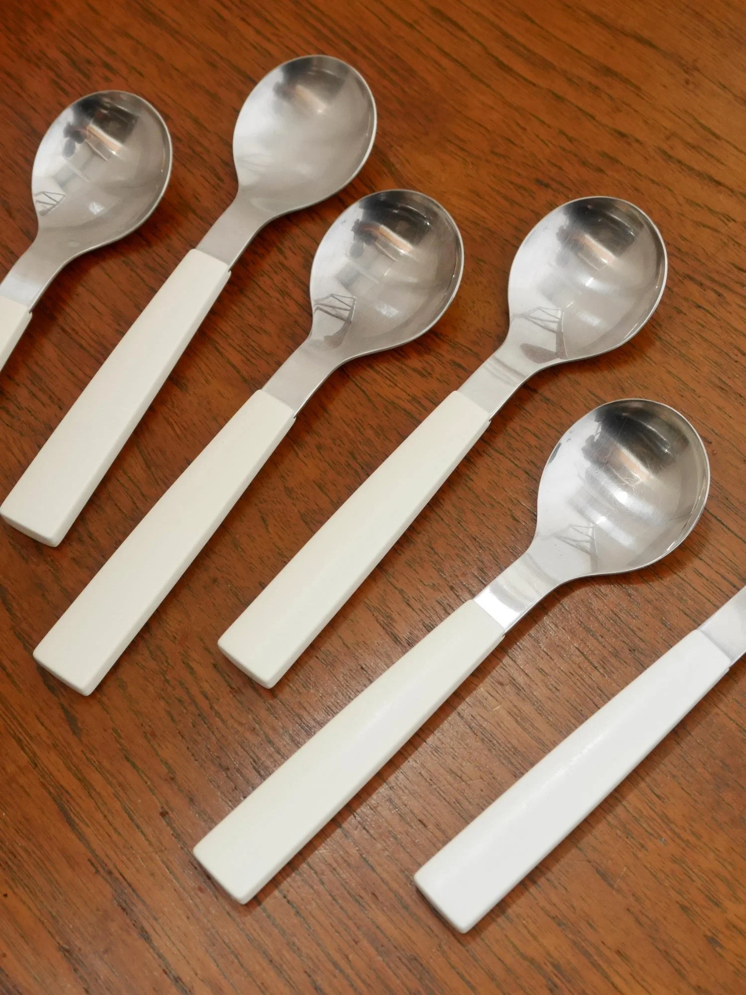 David Mellor white 1970s Java cutlery