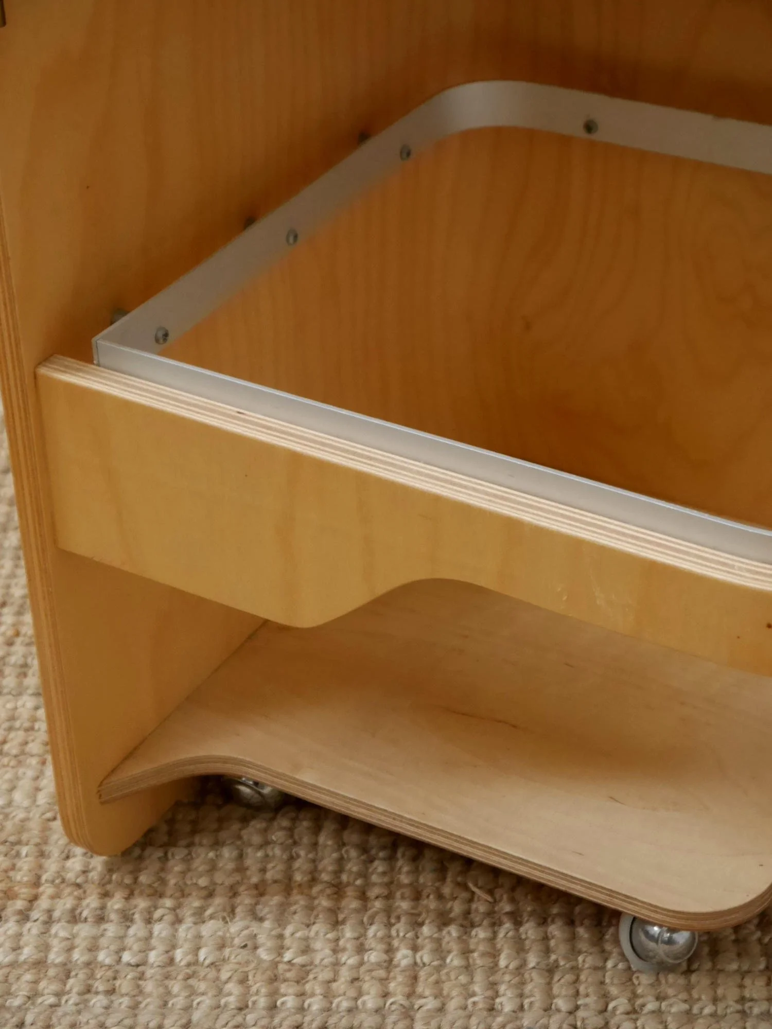 1990s plywood cabinet