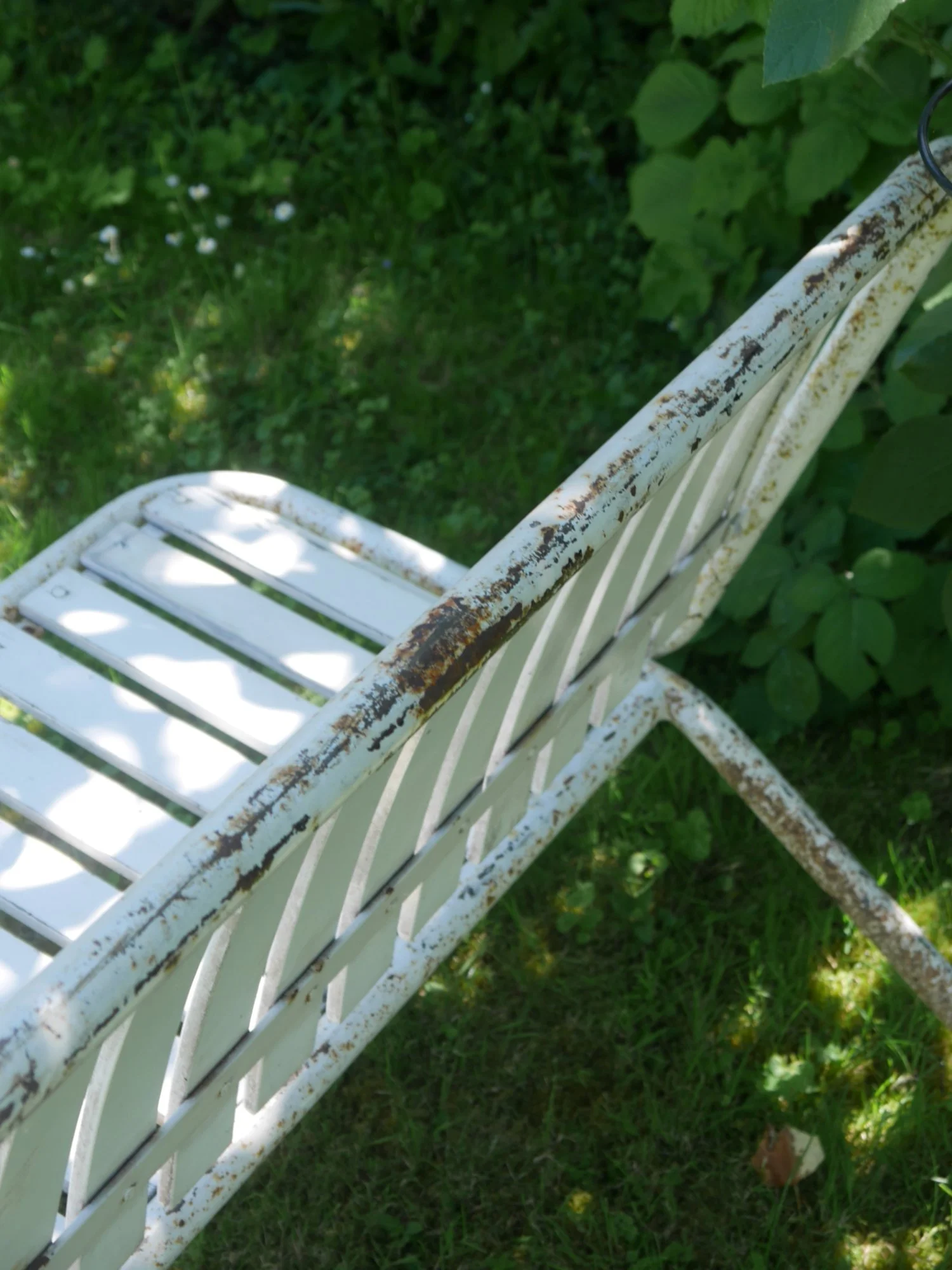 1970s French garden bench