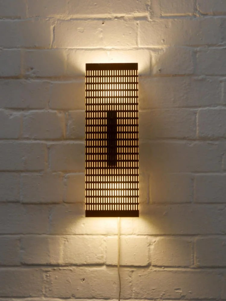 John & Sylvia Reid Rotaflex Metallux wall lights