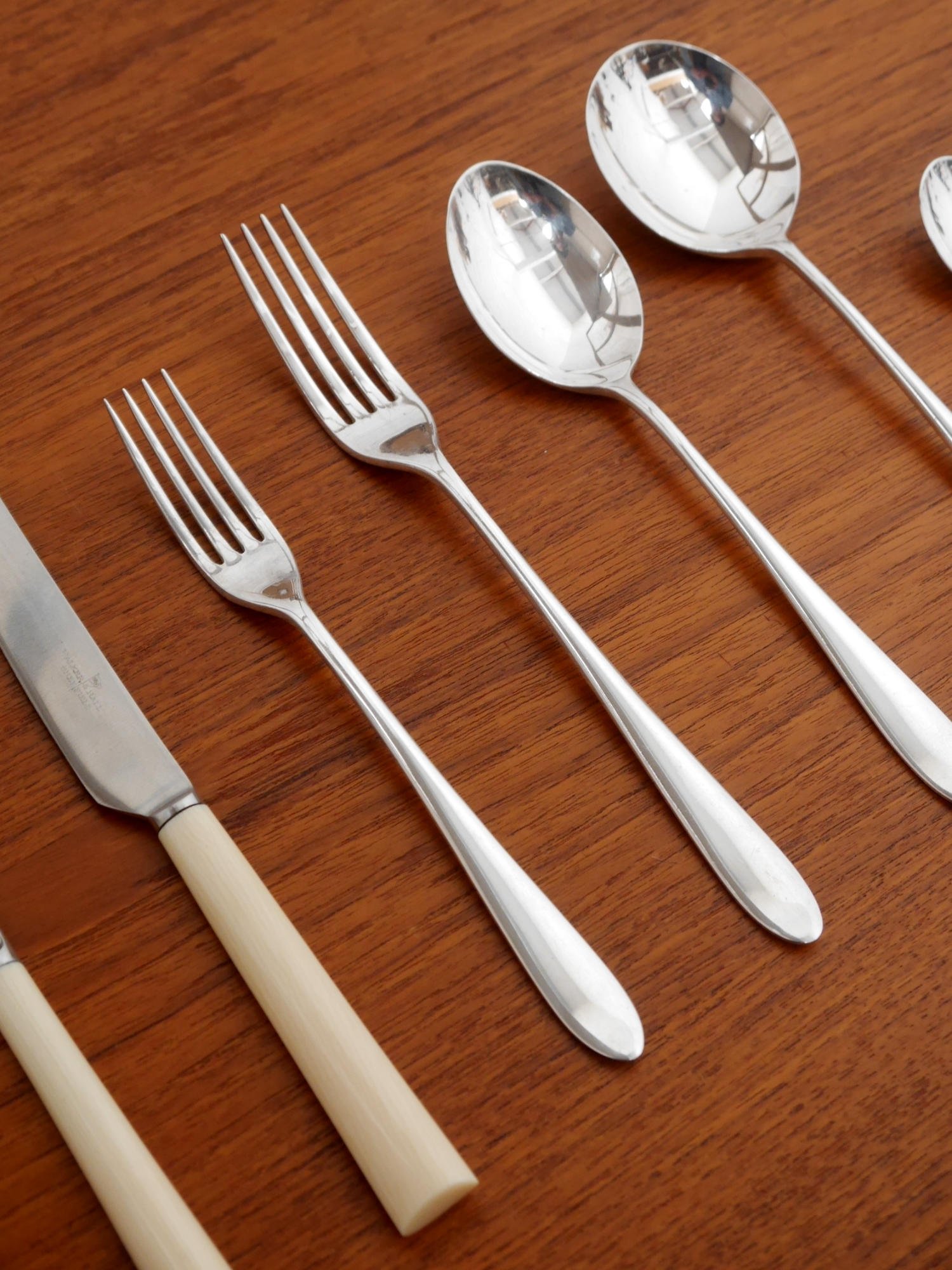Vintage set of David Mellor Pride cutlery