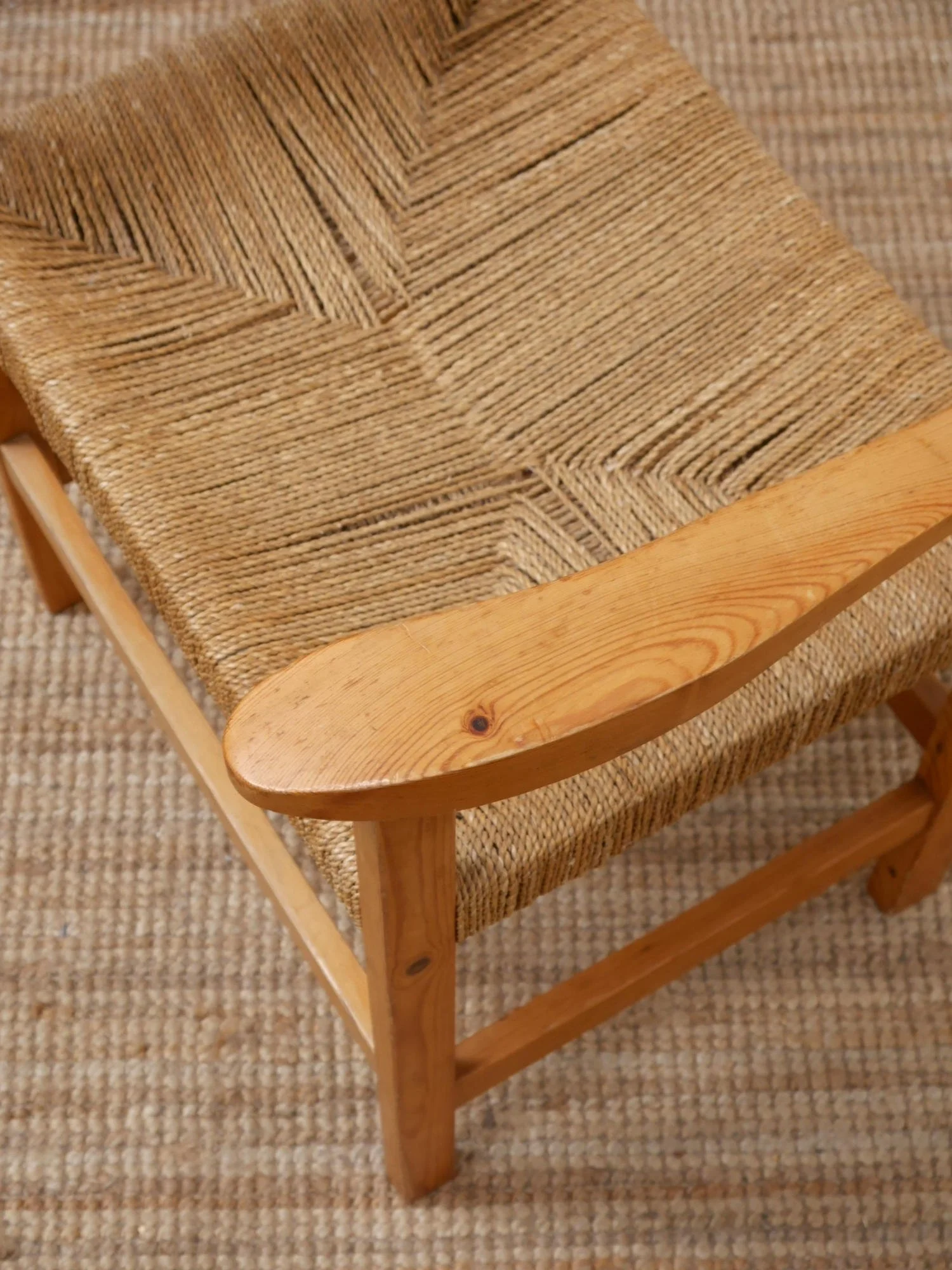 1970s pine chair