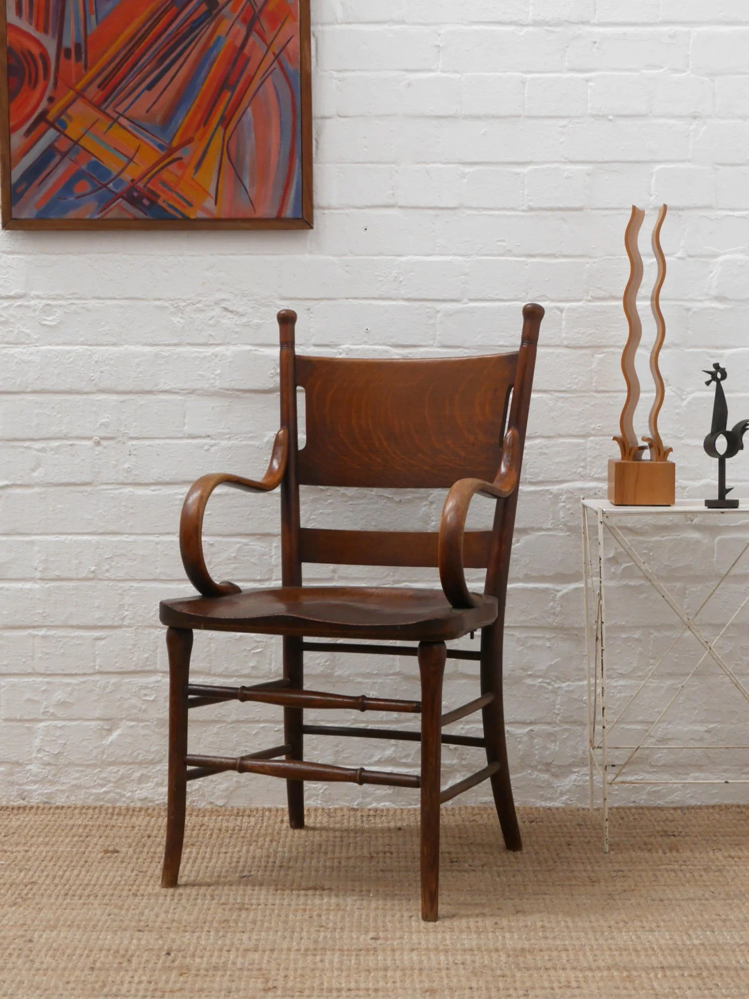William Birch Arts & Crafts chair