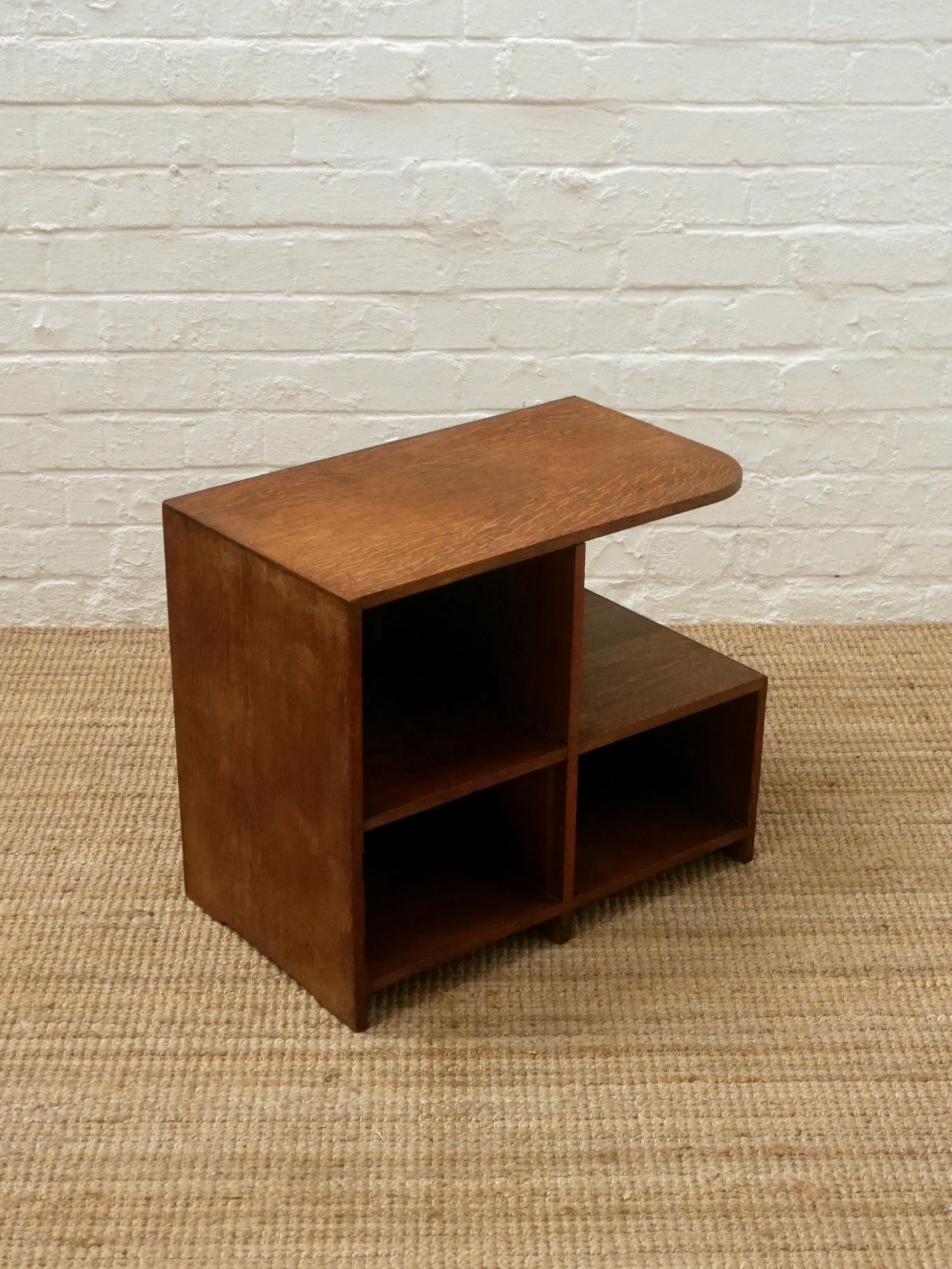 1930s modernist oak bookcase