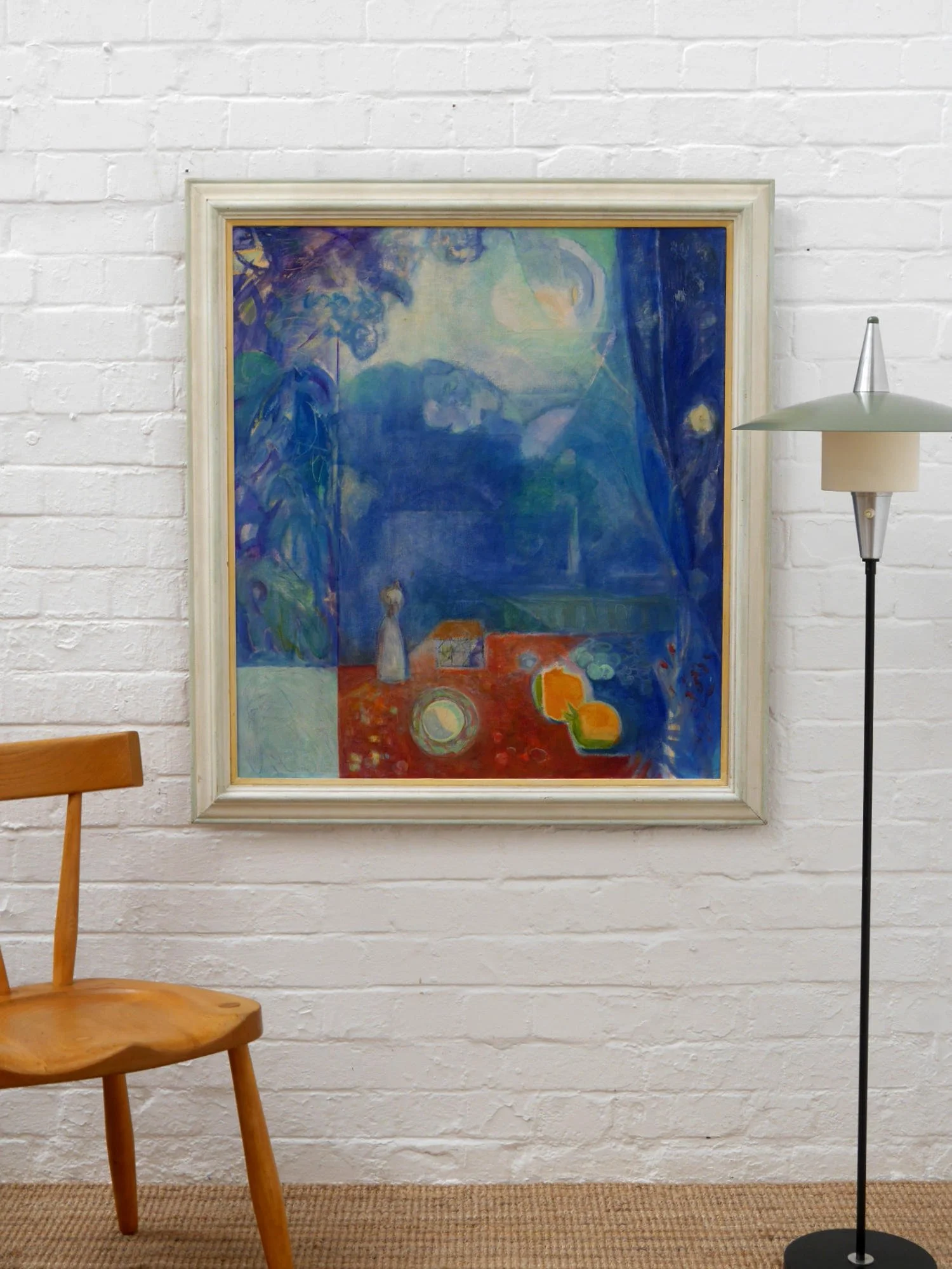 20th century semi-abstract painting