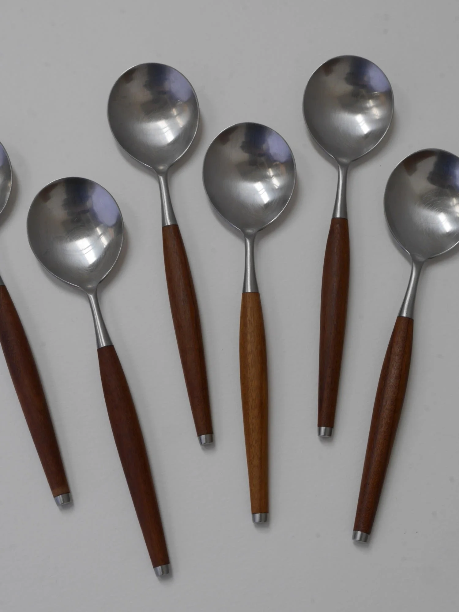 1960s Safir cutlery with teak handles