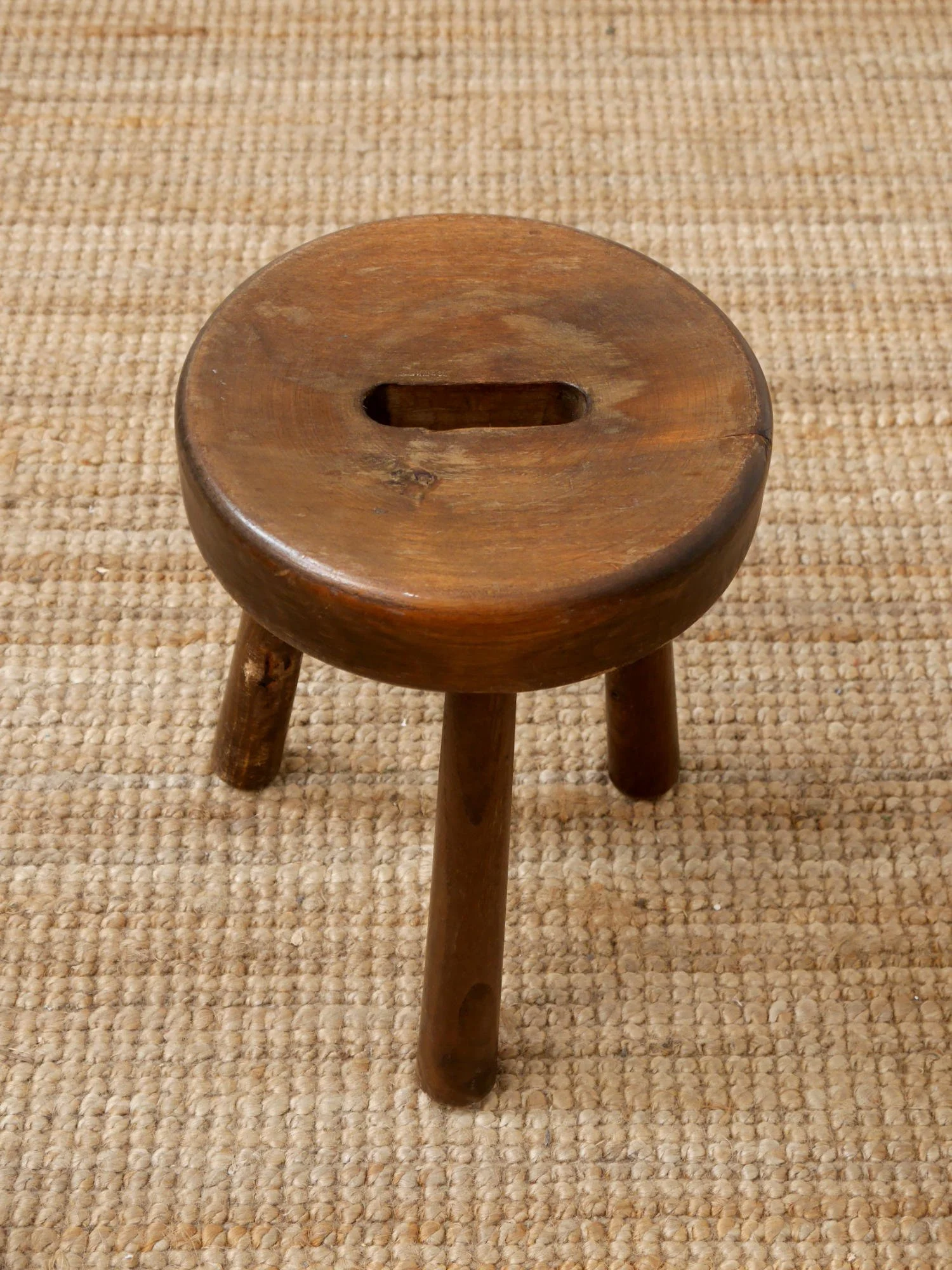 1950s French wooden stools