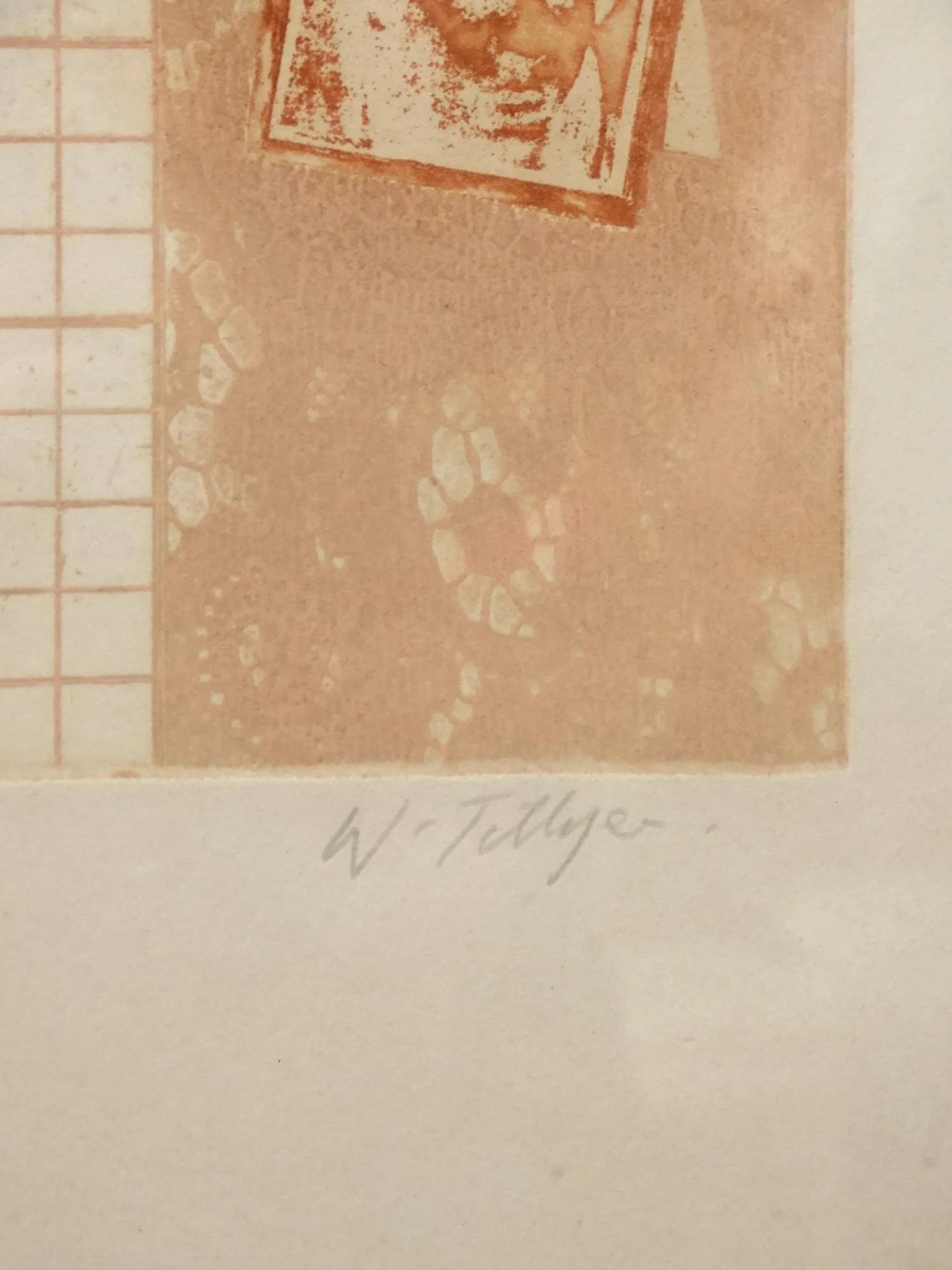 William Tillyer framed print