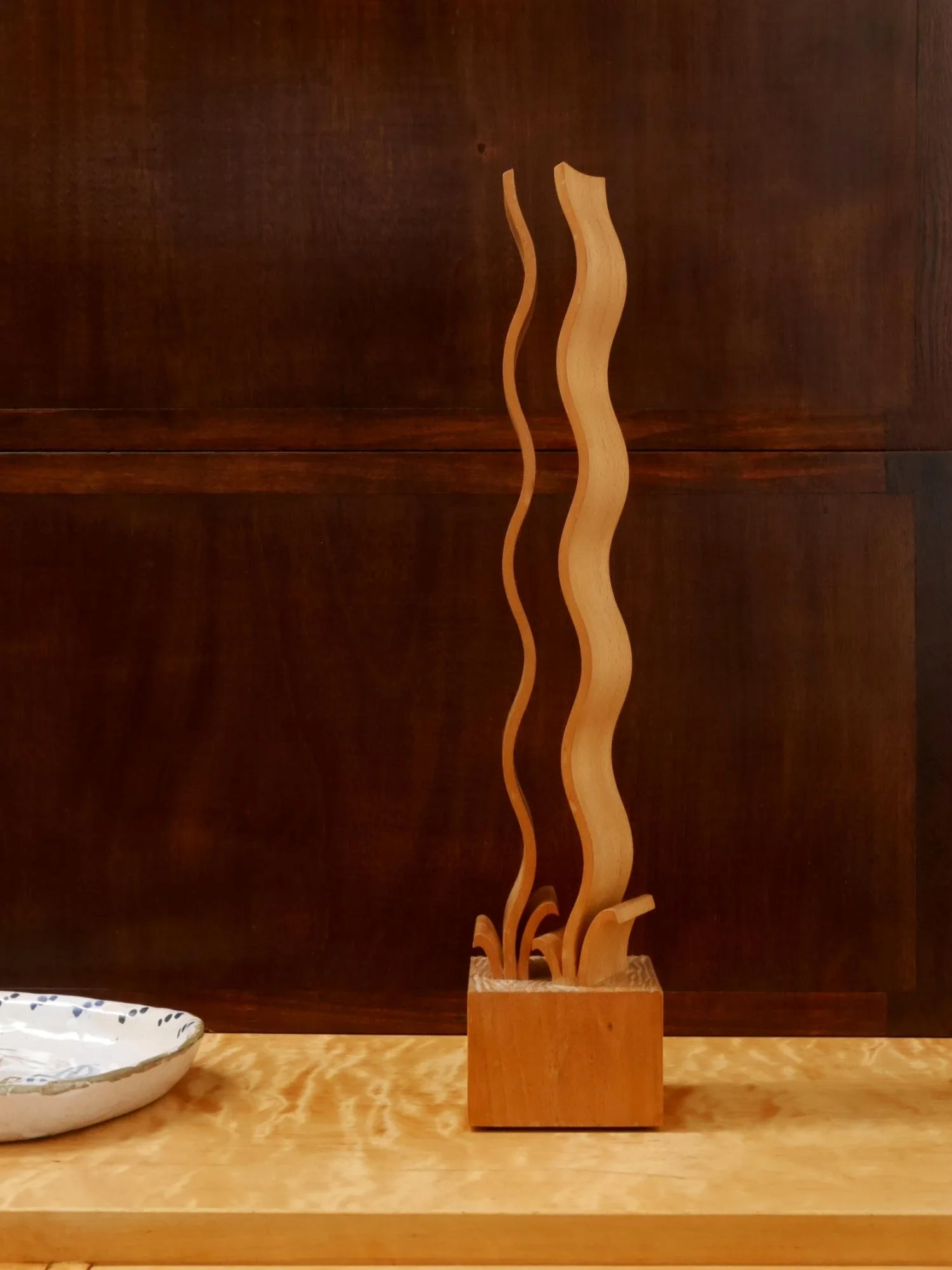 1970s wave sculpture