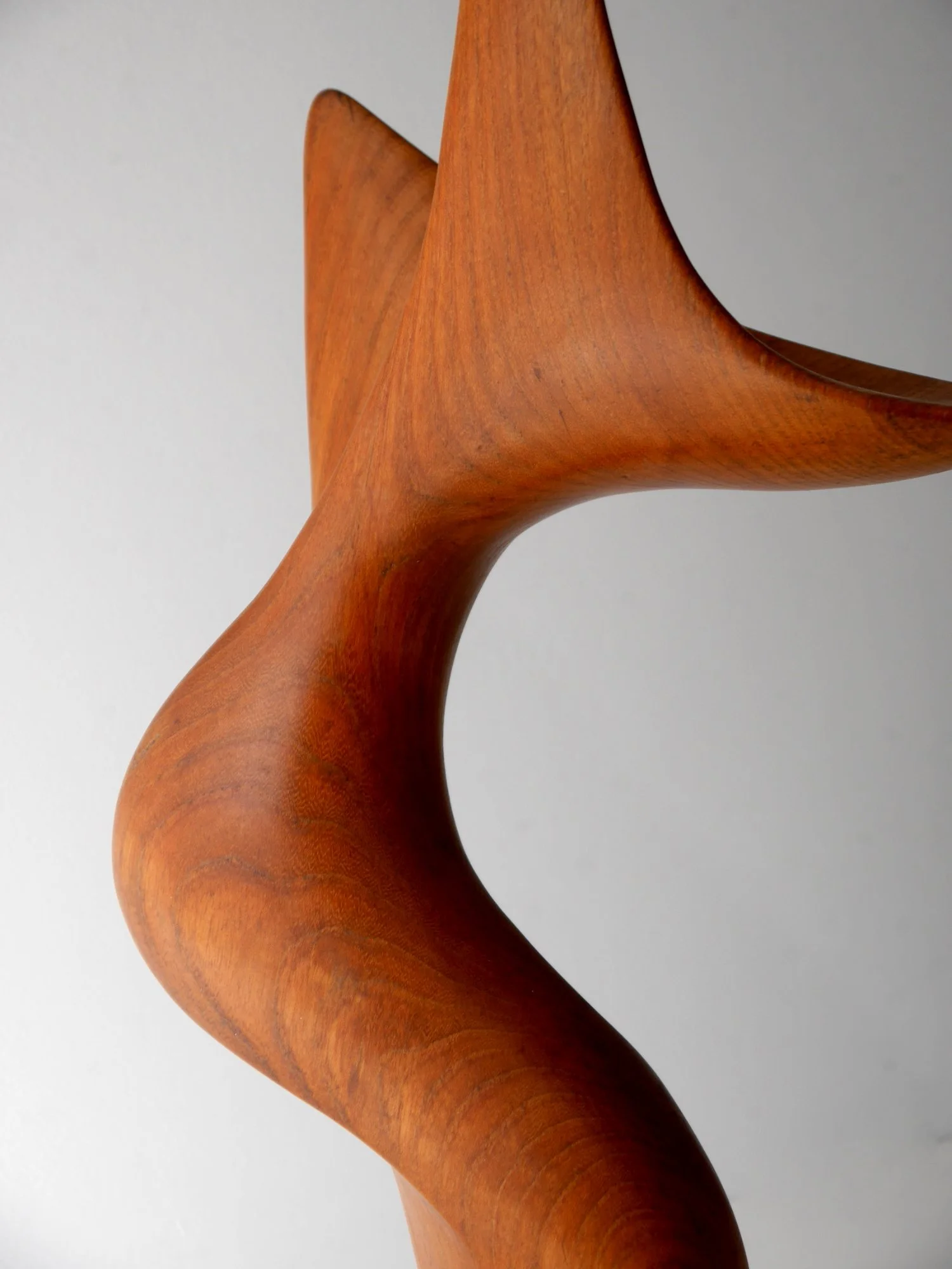 Midcentury wooden sculpture