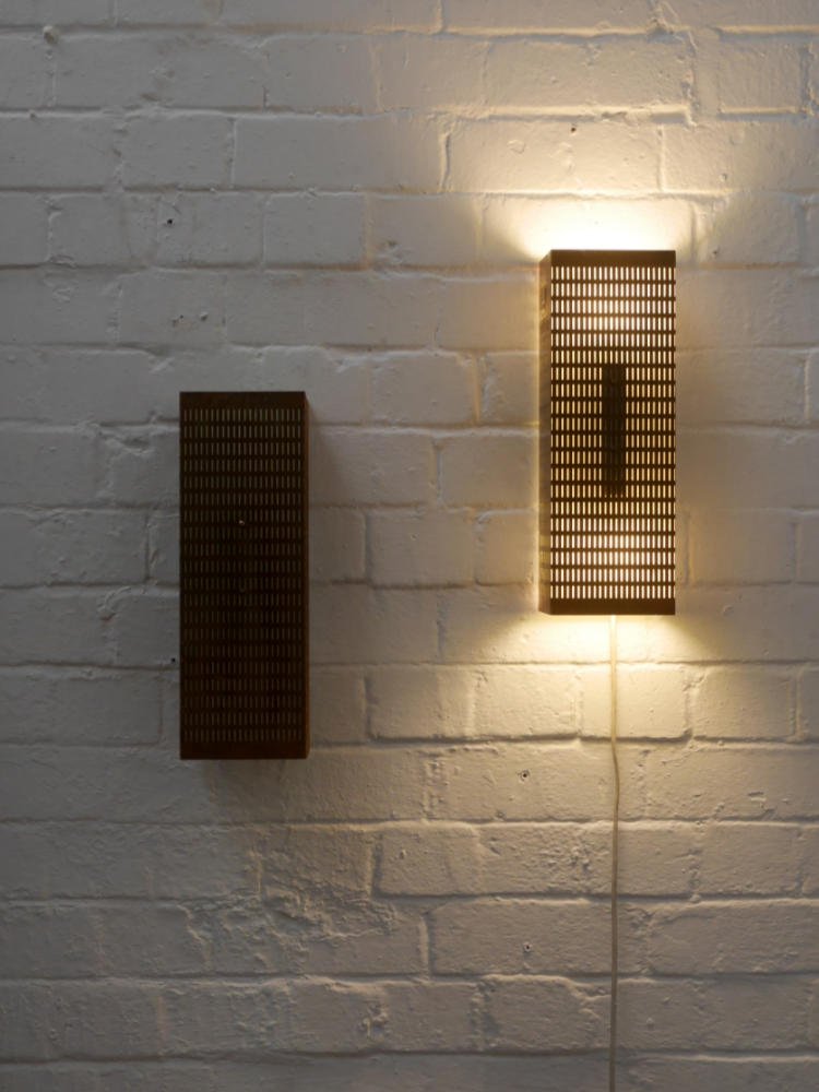 John & Sylvia Reid Rotaflex Metallux wall lights