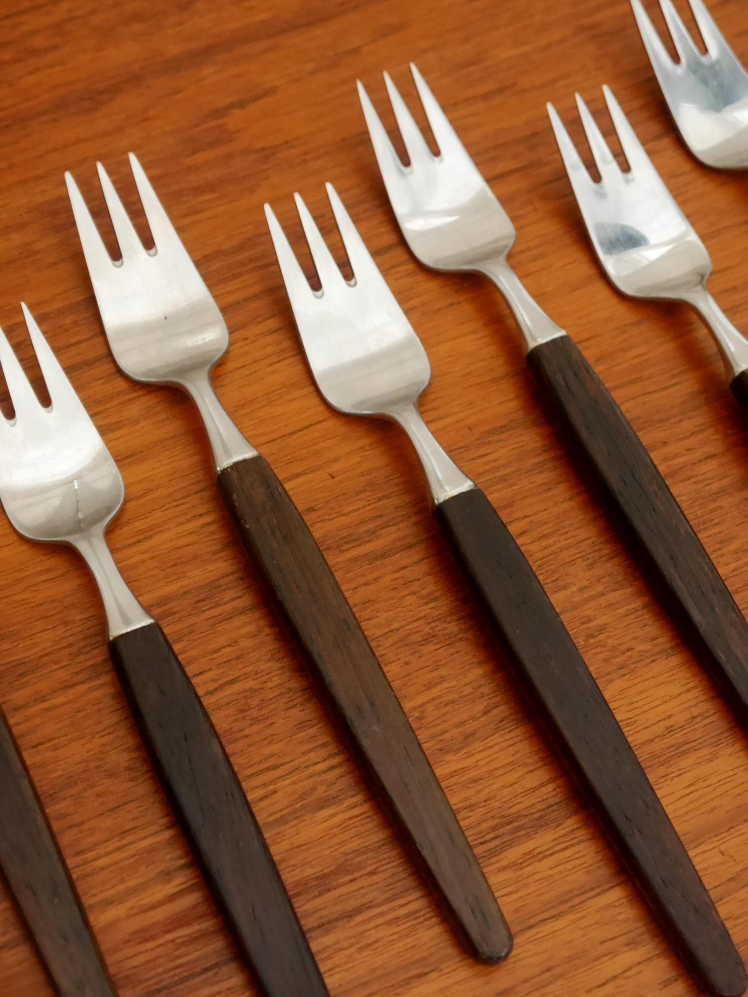 1950s Eckhoff rosewood cutlery