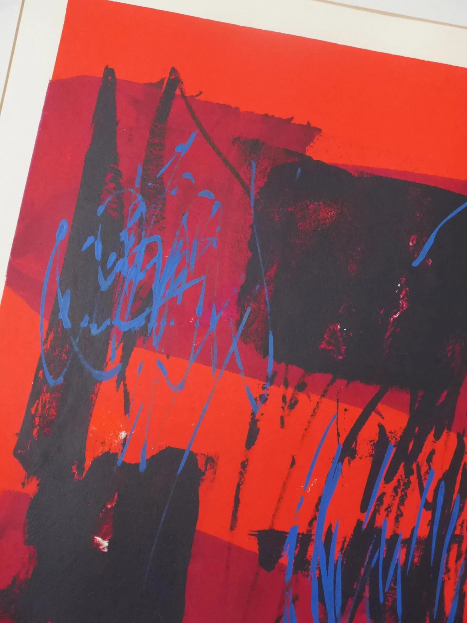 Martyn Brewster abstract monoprint