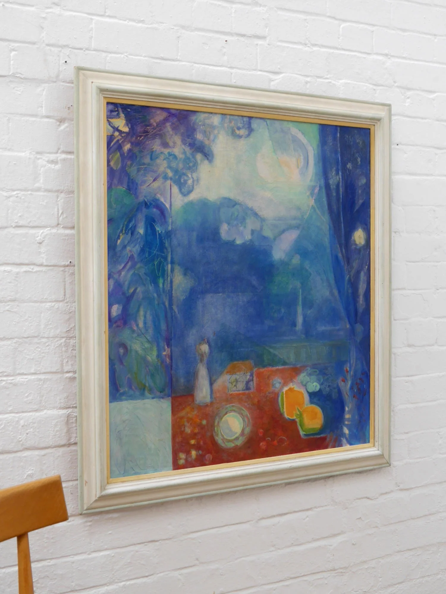 20th century semi-abstract painting