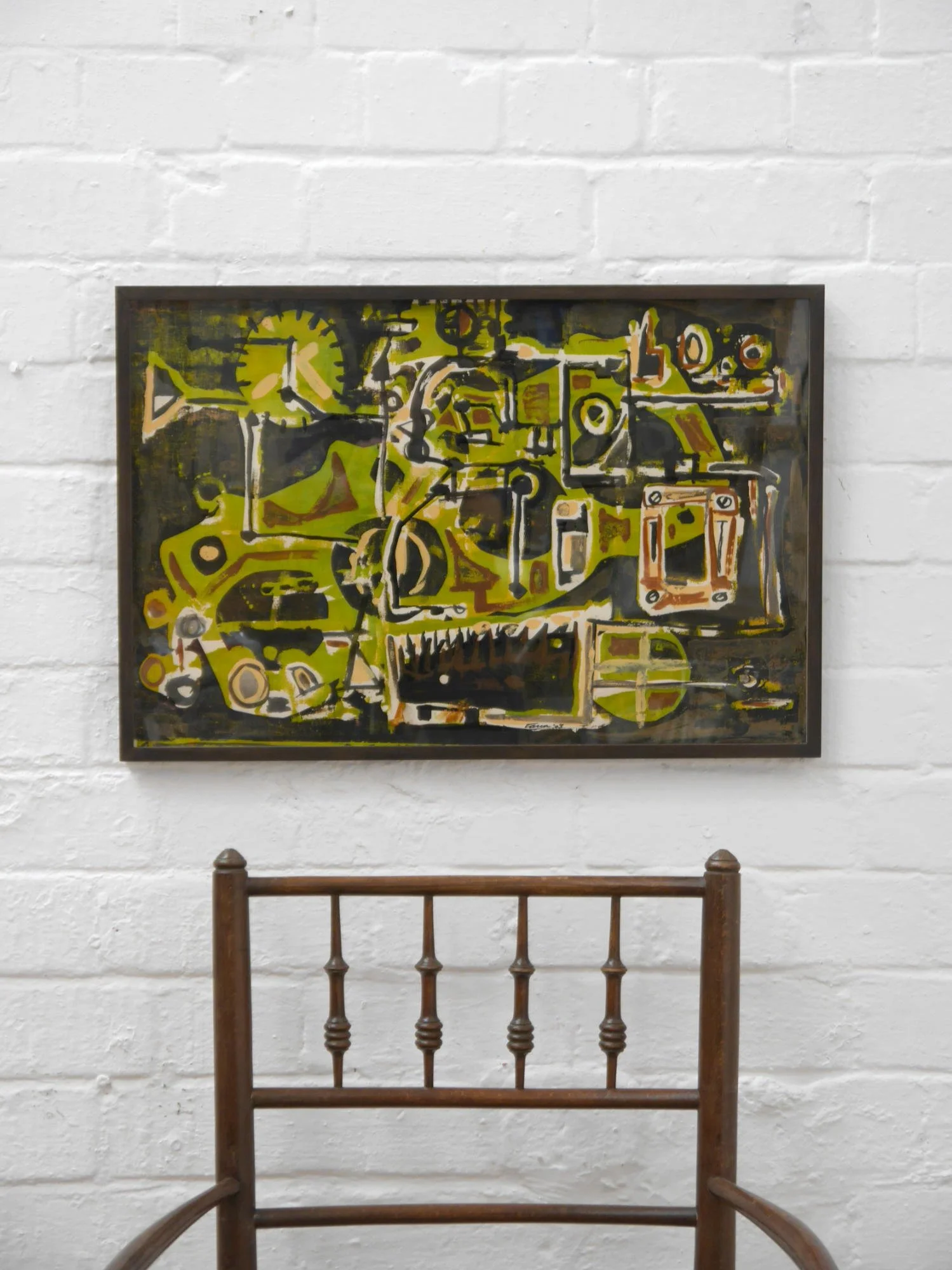 Abstract painting by Cann