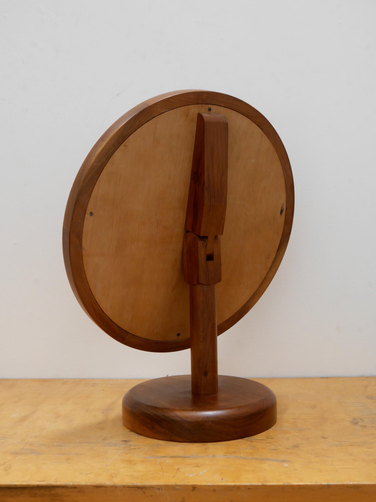 1970s wooden mirror