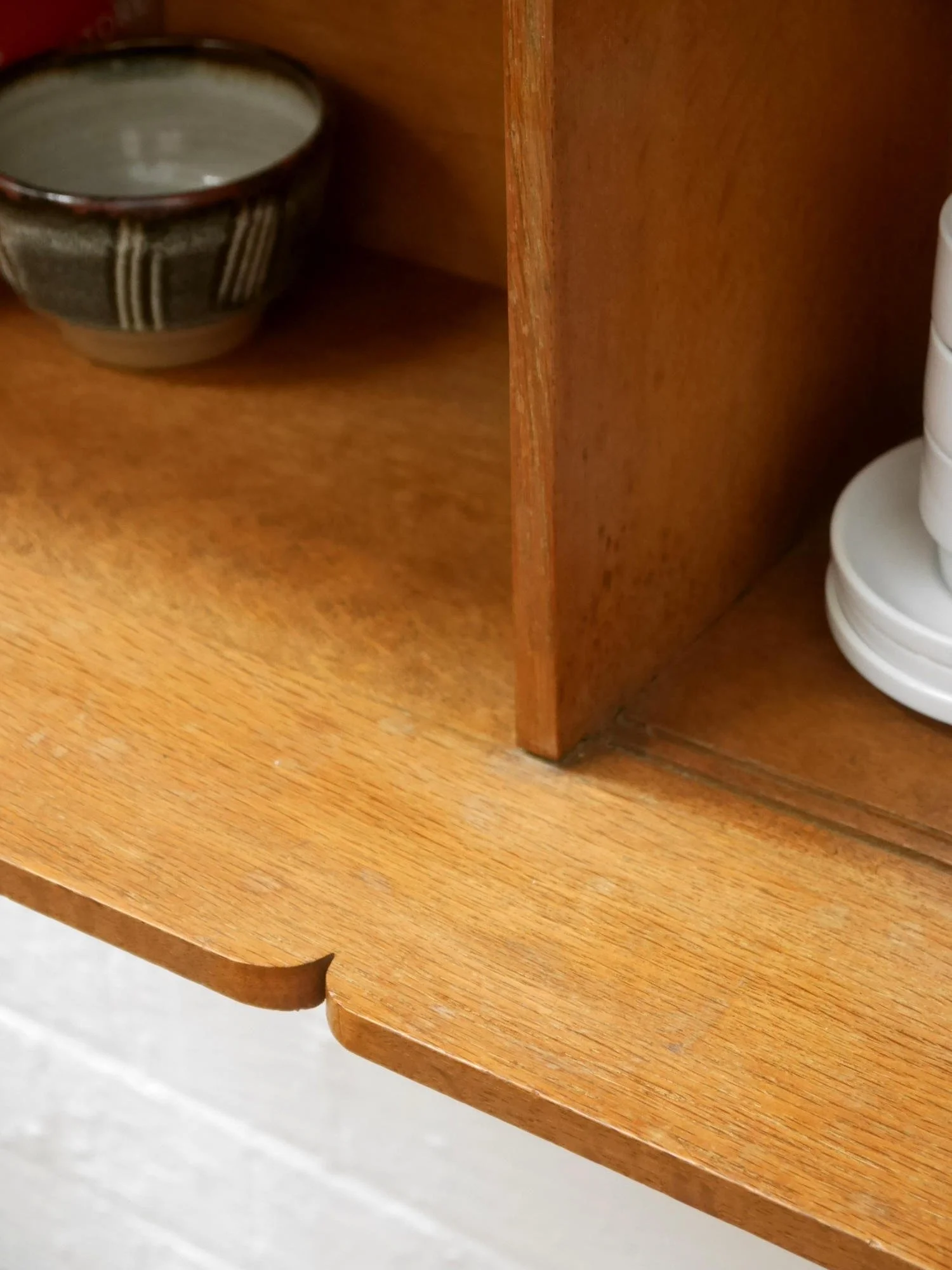 1940s arts and crafts shelf