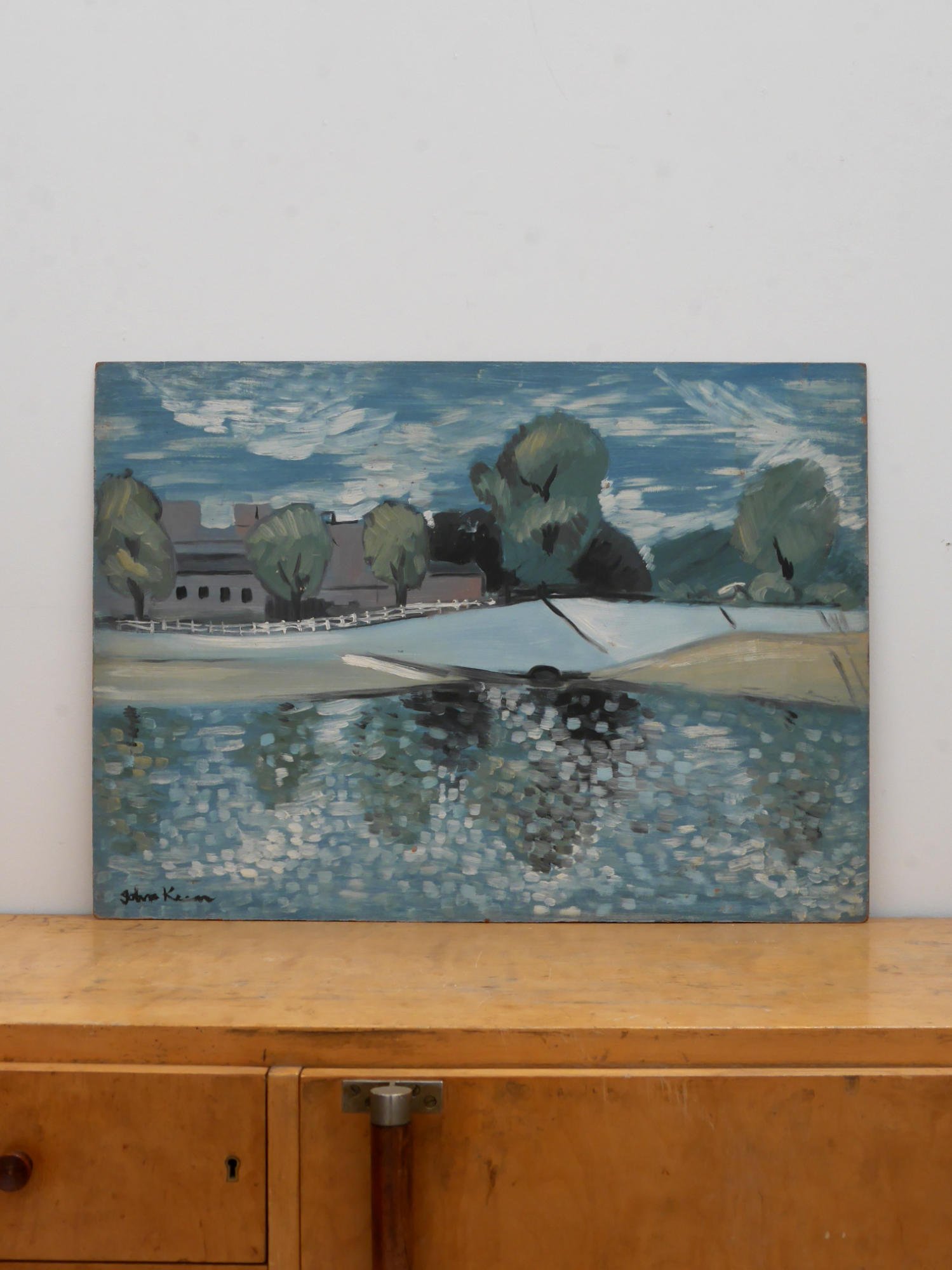 Vintage impressionist painting