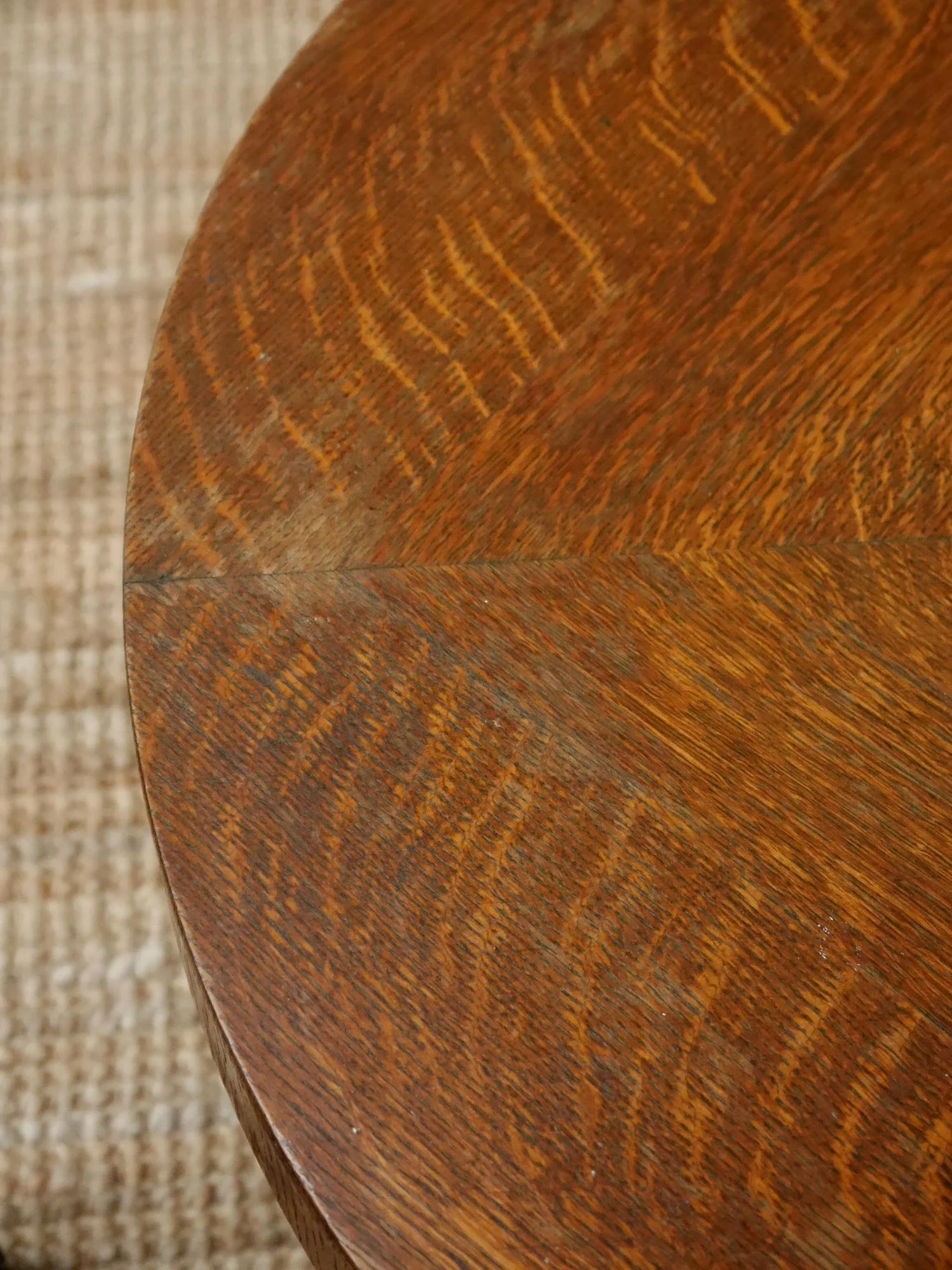 1930s plywood drum table