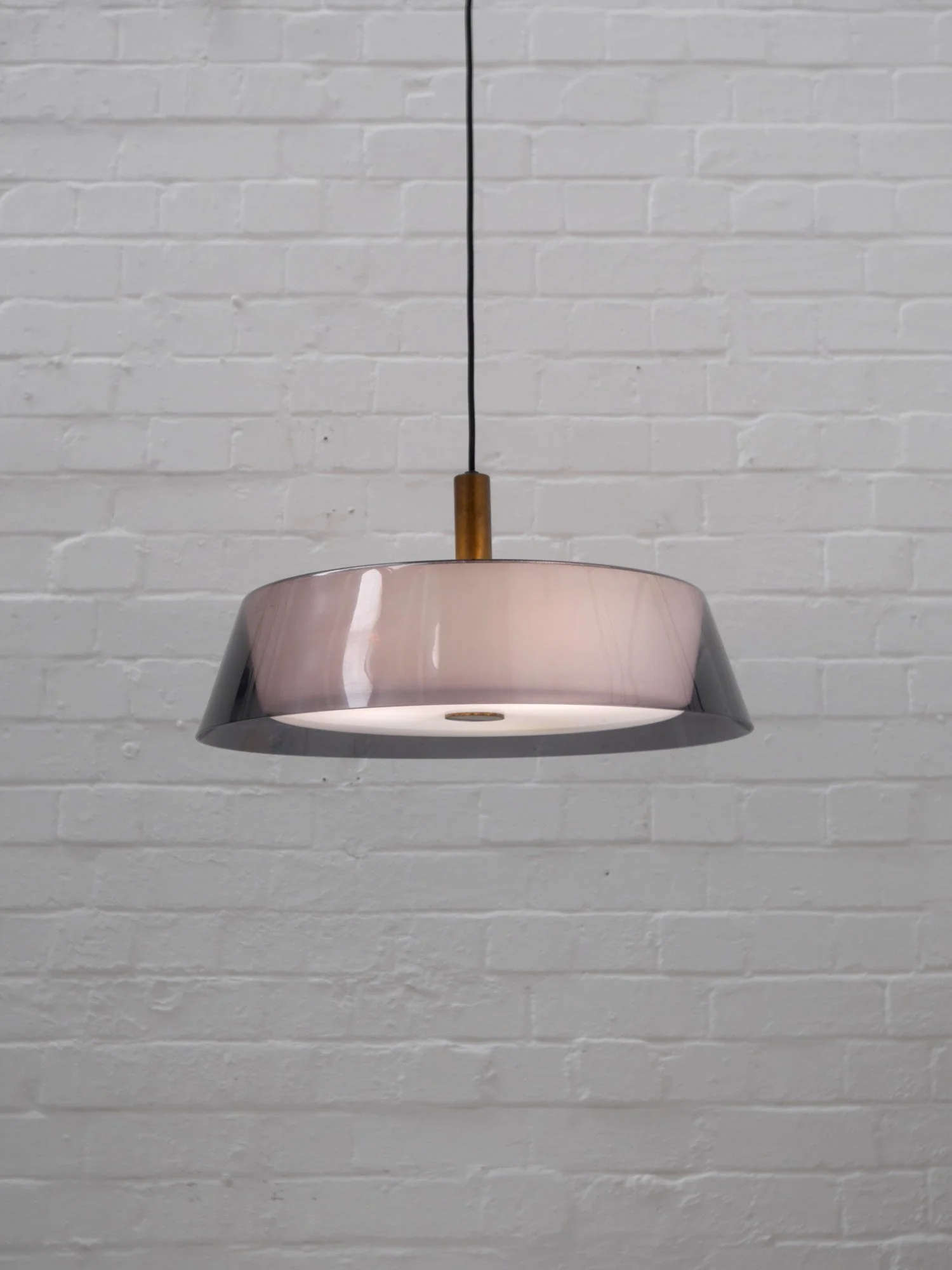 1960s perspex pendant light by GEC