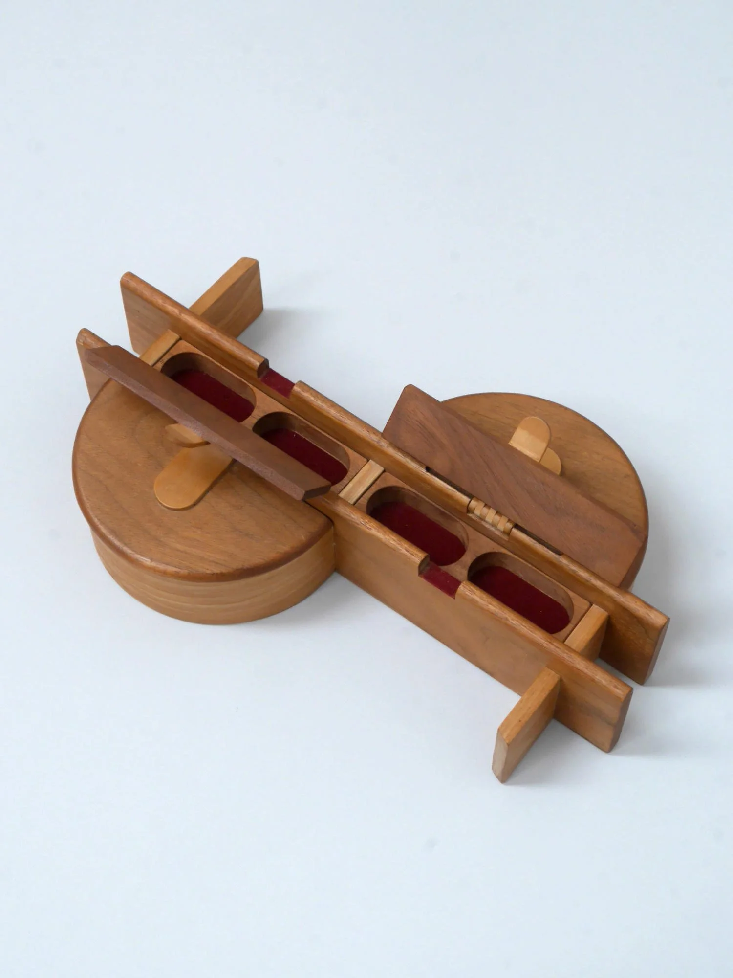 1970s Swedish wooden jewellery box
