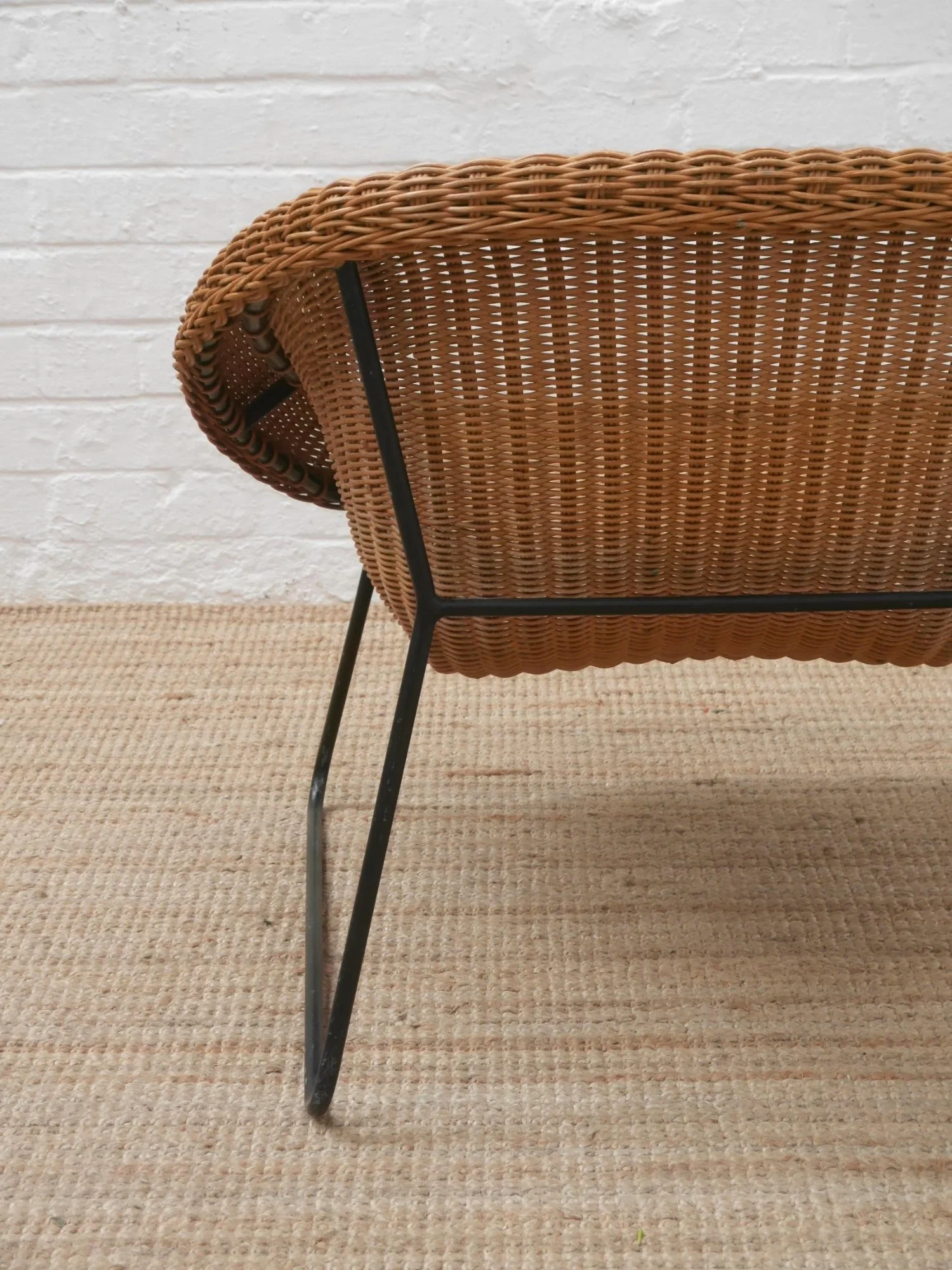 1950s Belgian wicker chairs