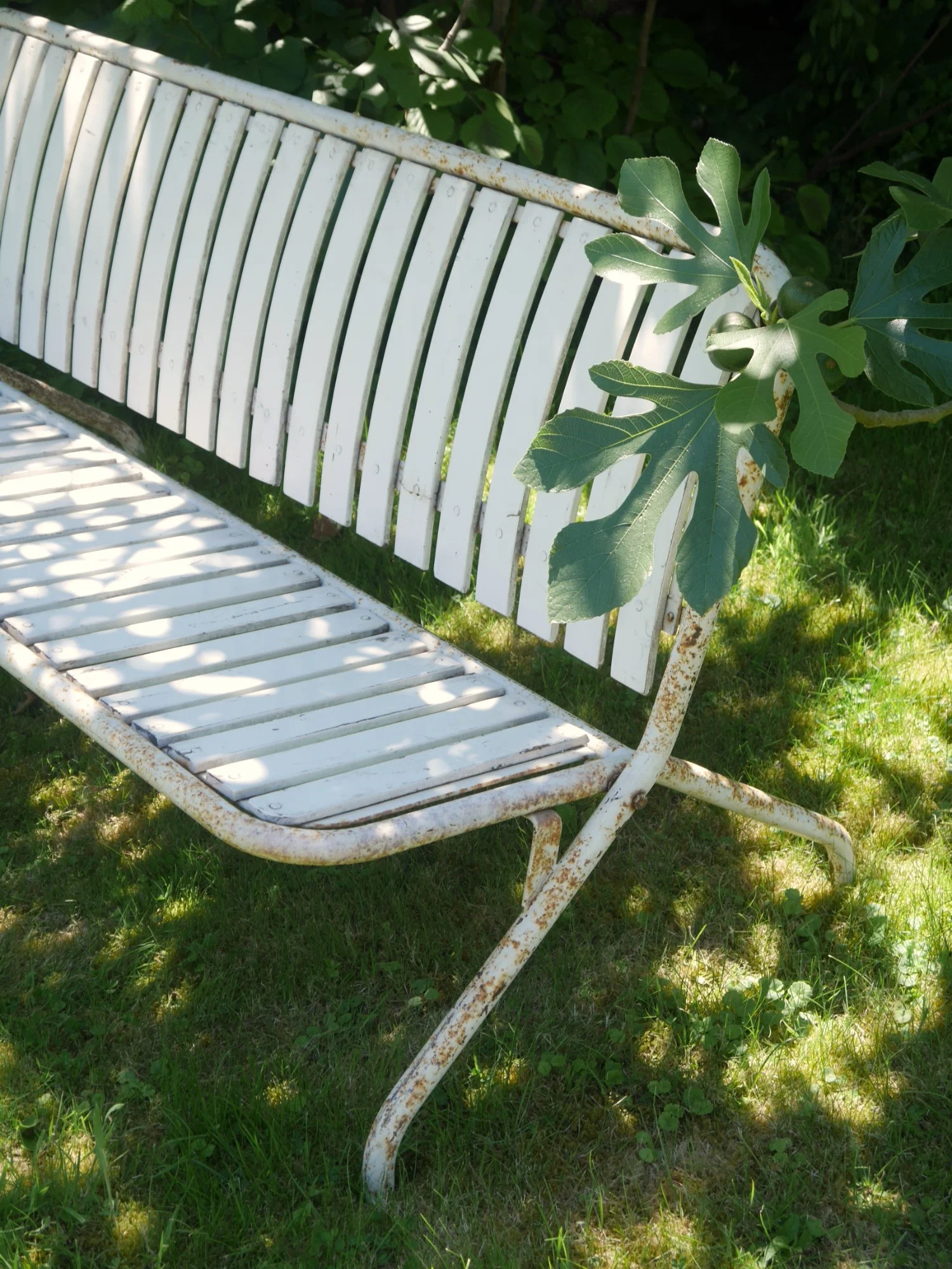 1970s French garden bench