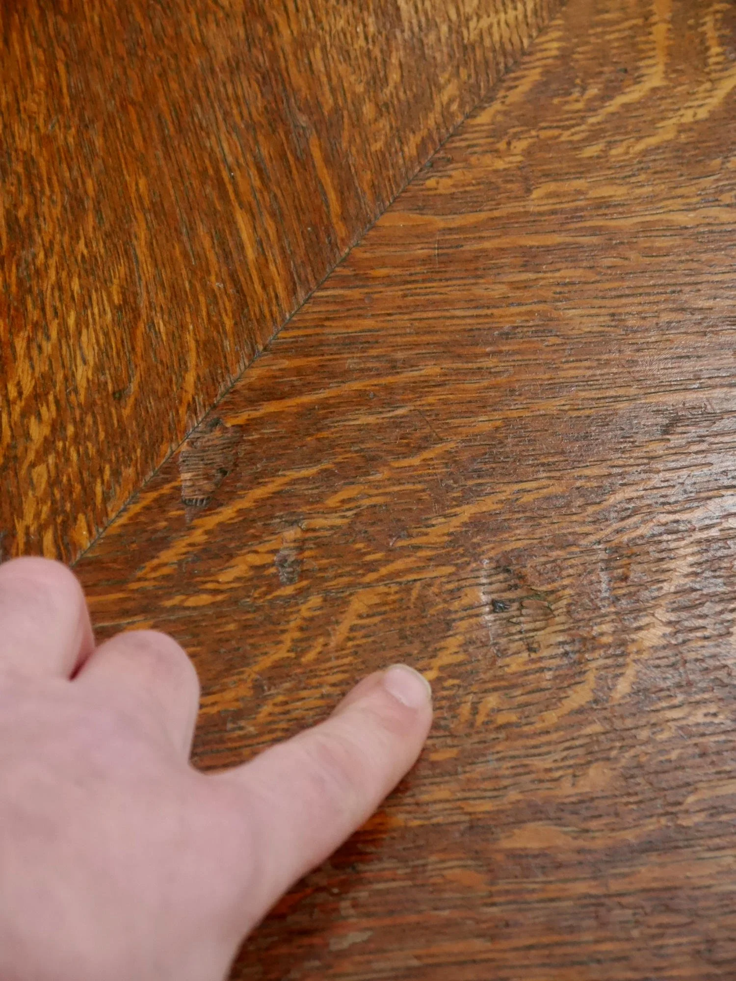1930s plywood drum table