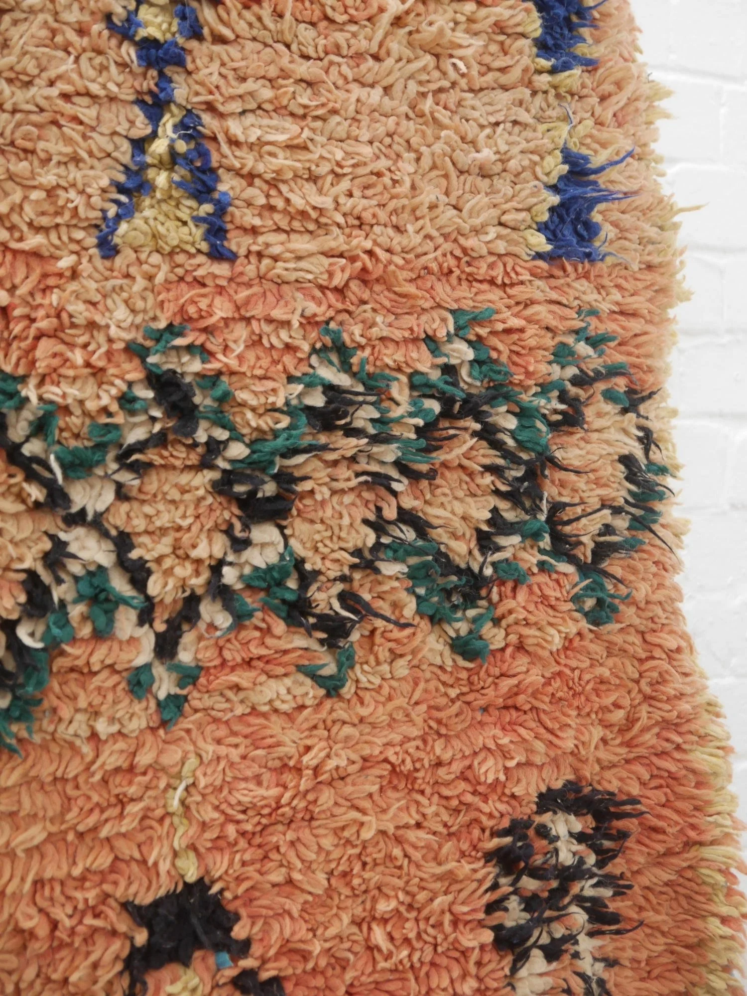 Vintage Moroccan runner rug