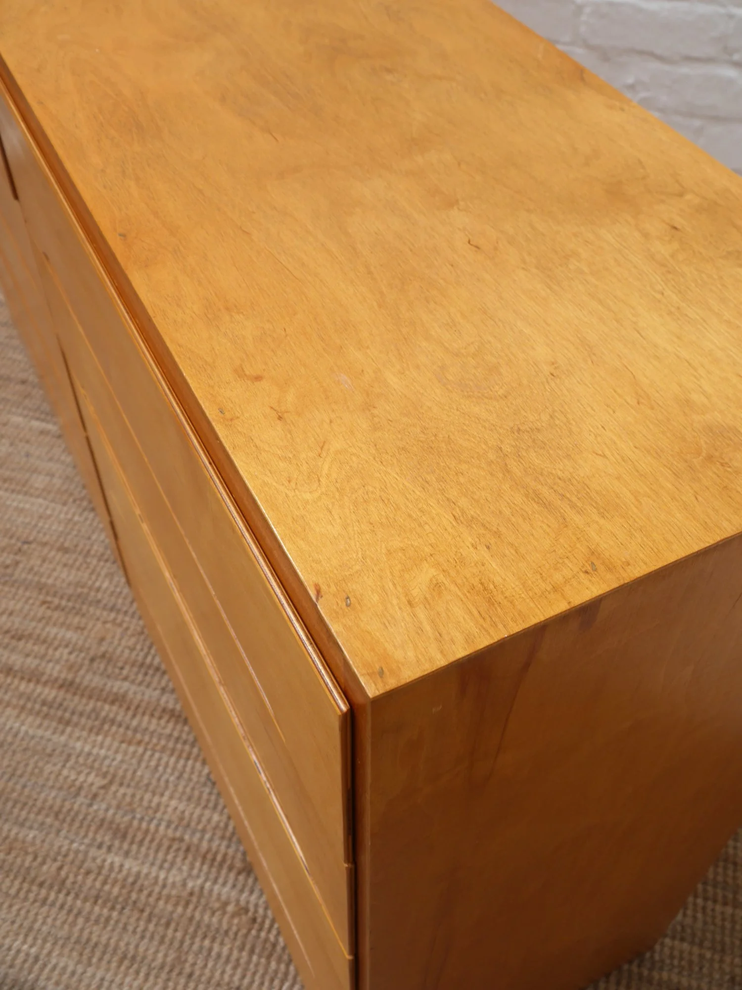 Liden plywood chest of drawers