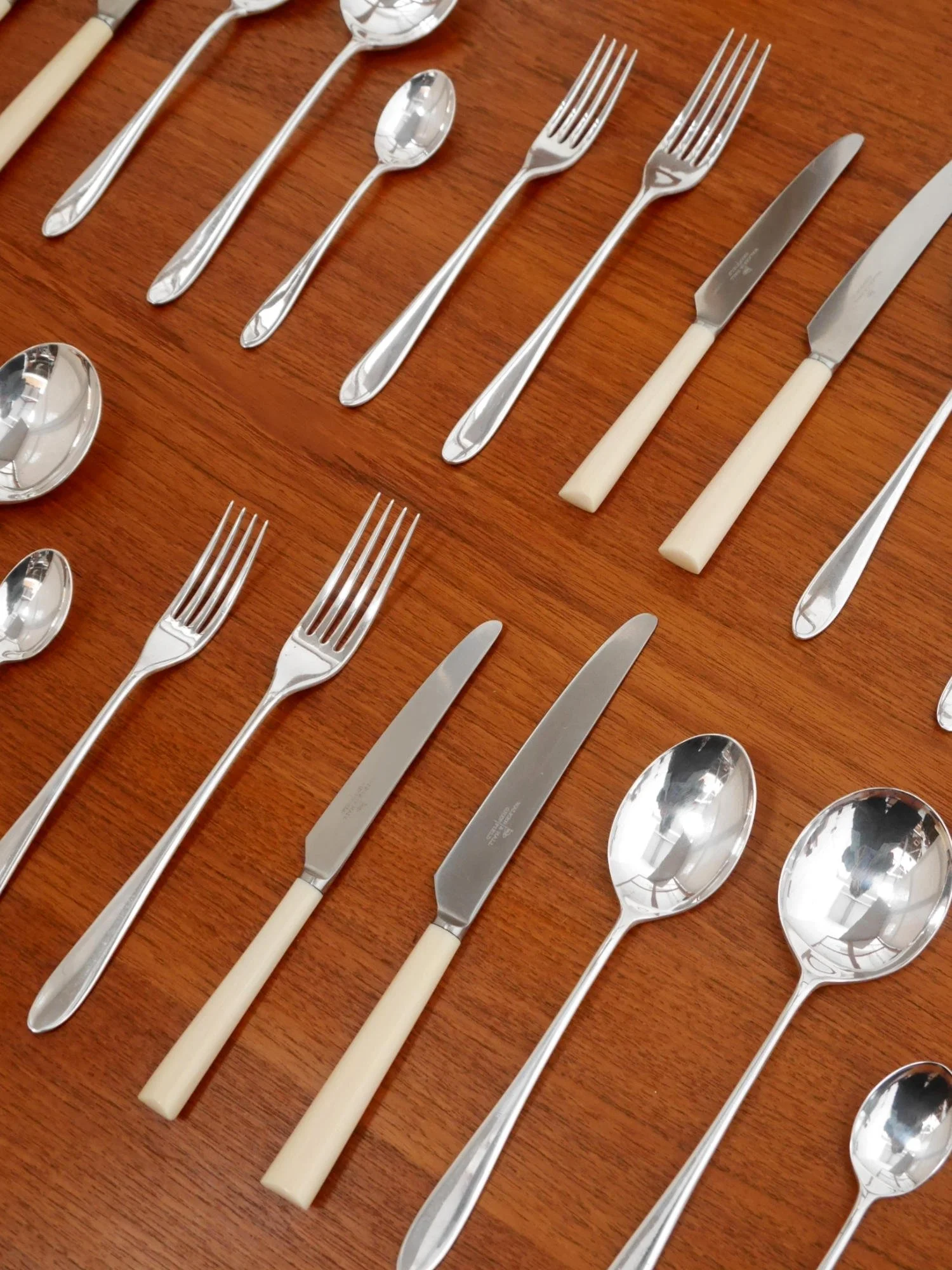 Vintage set of David Mellor Pride cutlery