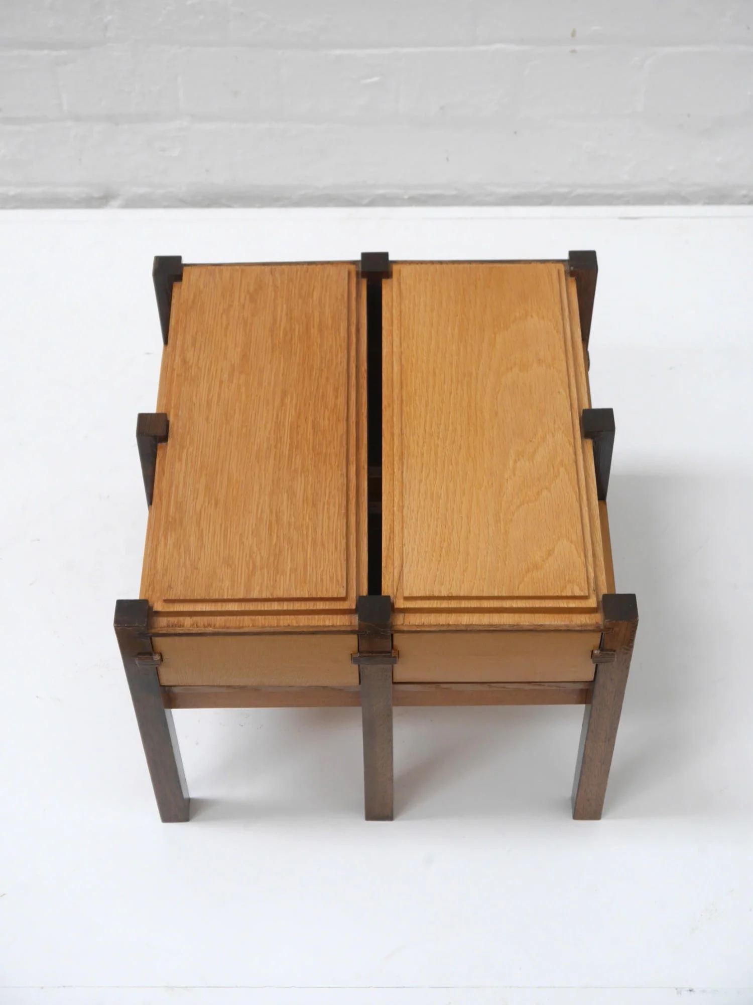 Vintage wooden storage unit