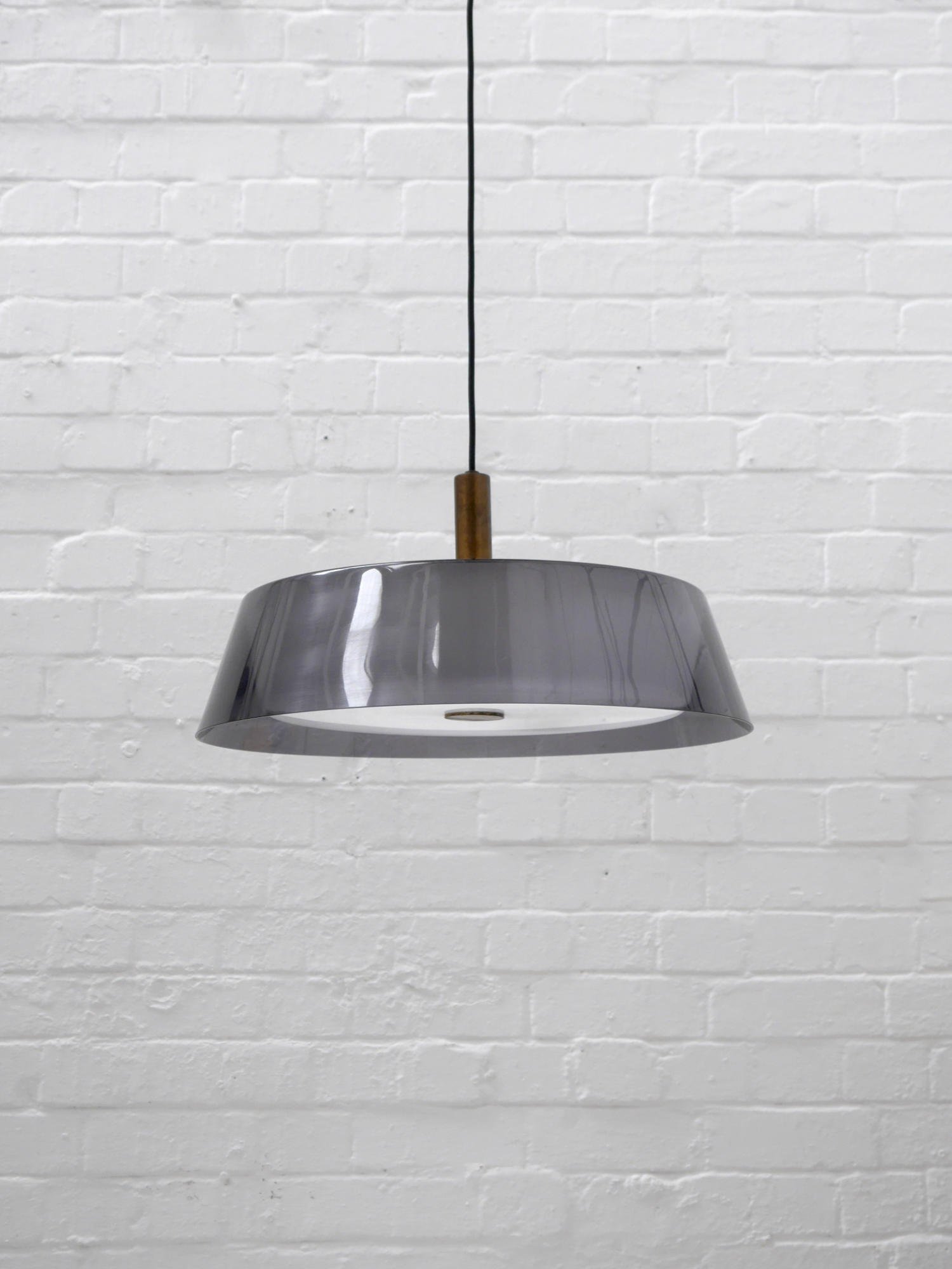 1960s perspex pendant light by GEC