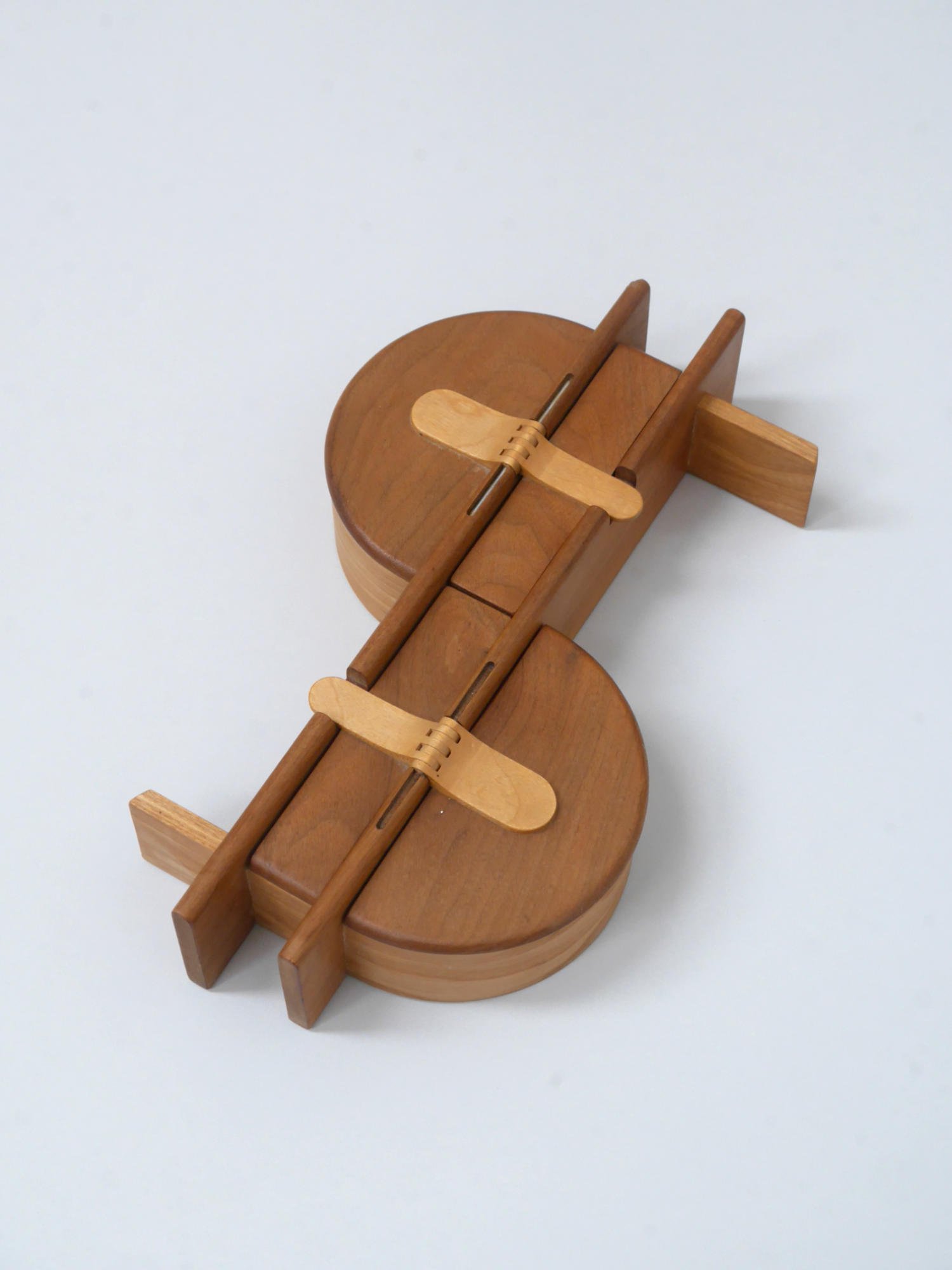 1970s Swedish wooden jewellery box