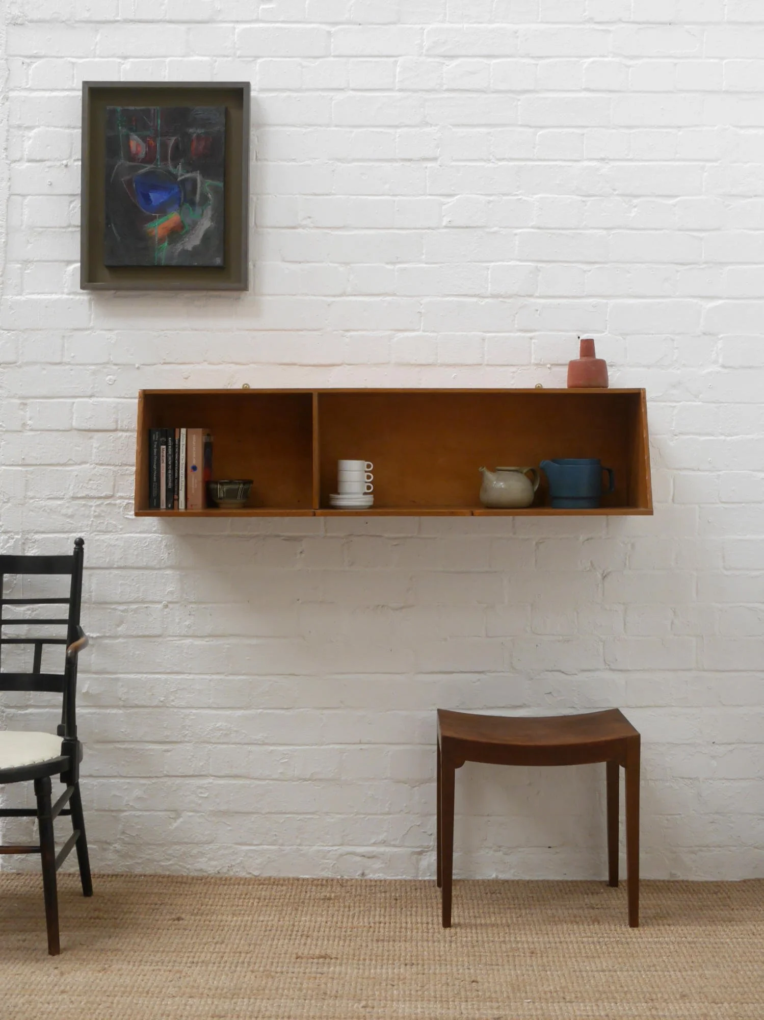 1940s arts and crafts shelf
