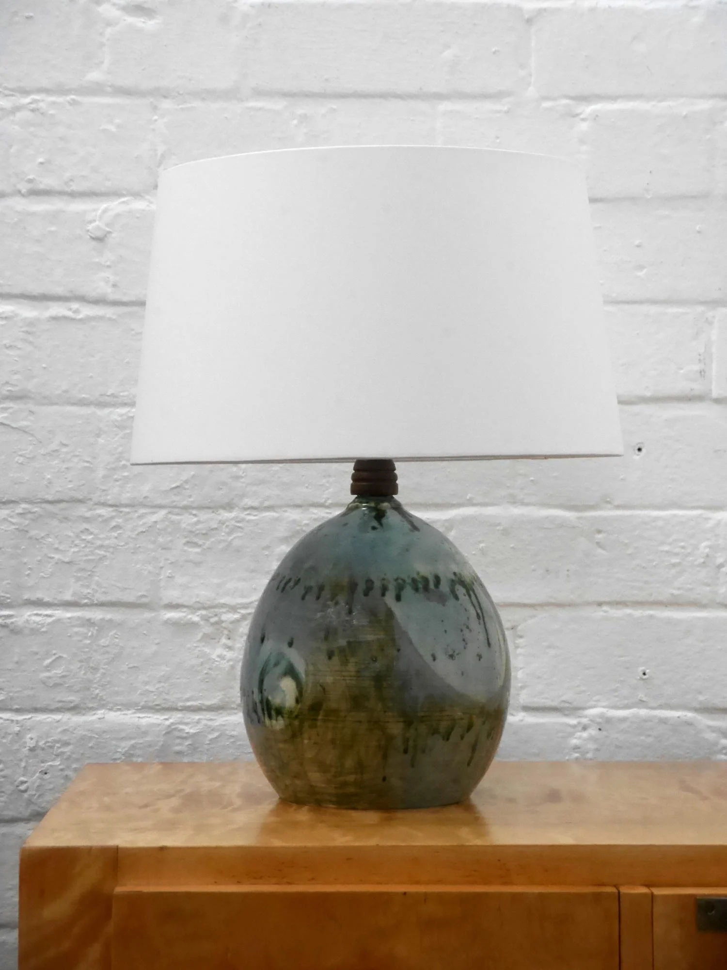 1940s ceramic table lamp