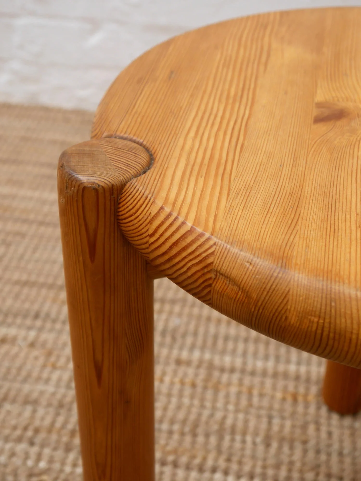 1970s pine stools